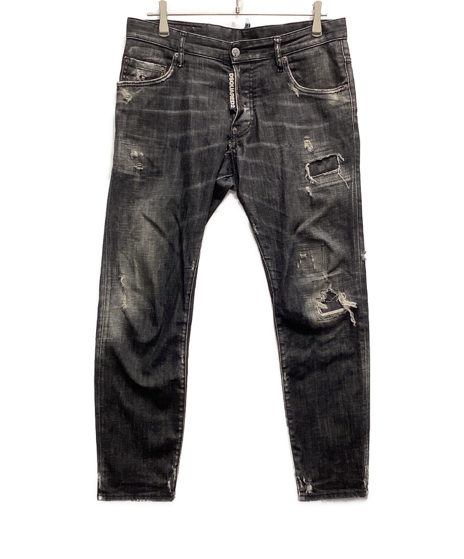 DSQUARED2 ダメージパンツ　美品 中古・古着通販】DSQUARED2 (ディースクエアード) ダメージ加工デニム