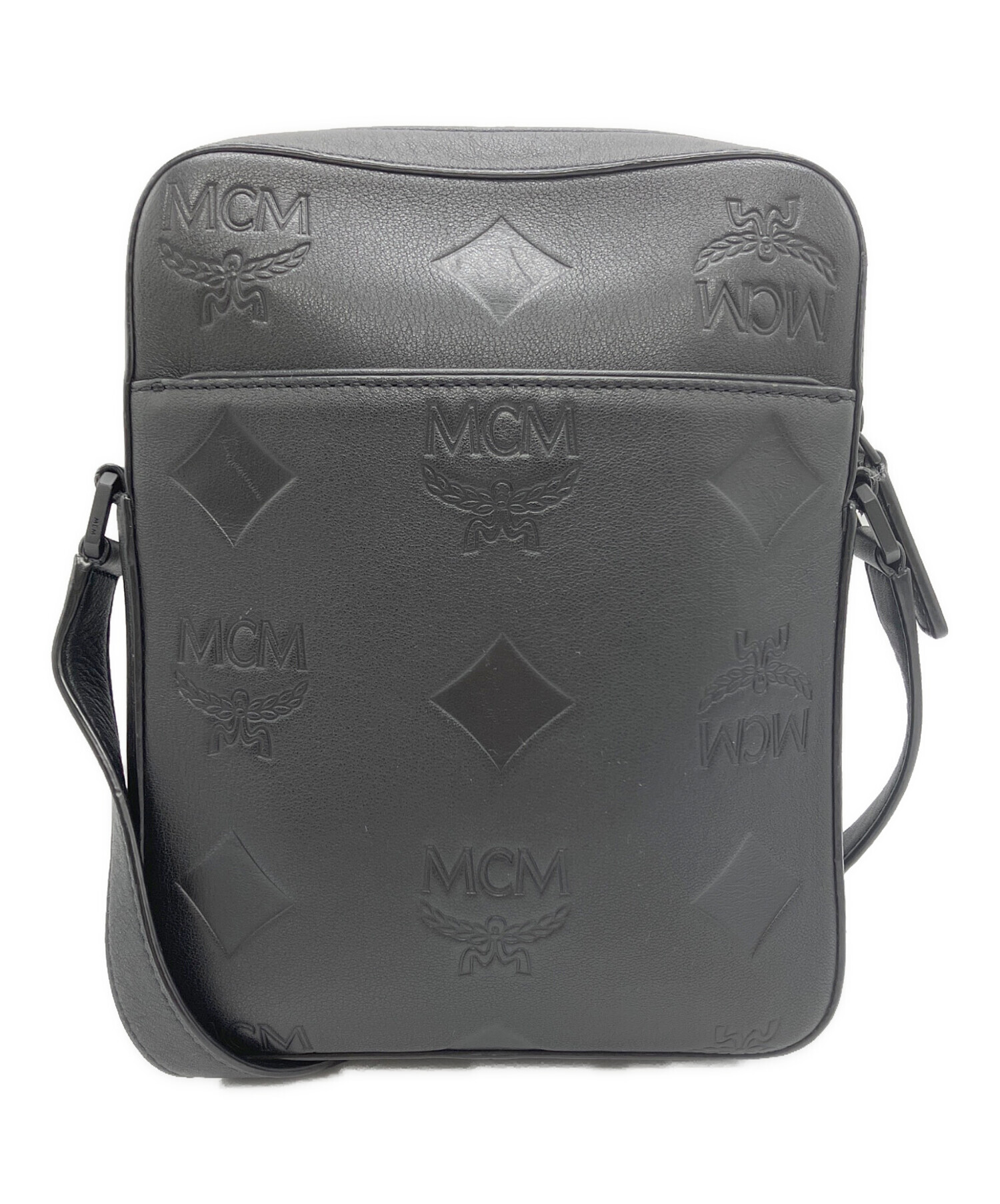 中古・古着通販】MCM (エムシーエム) ショルダーバッグ ブラック