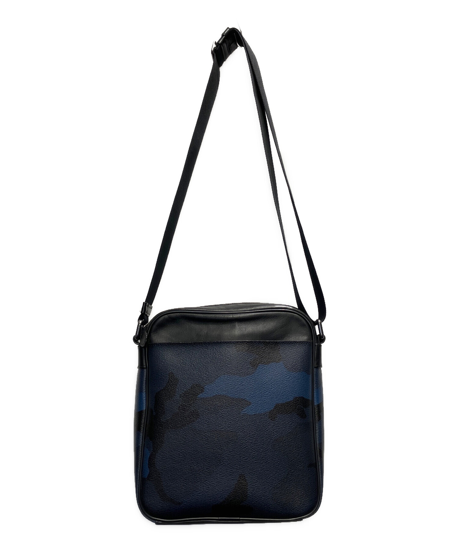 コーチ ショルダーバッグ 中古・古着通販】COACH (コーチ) ショルダーバッグ ネイビー｜ブランド