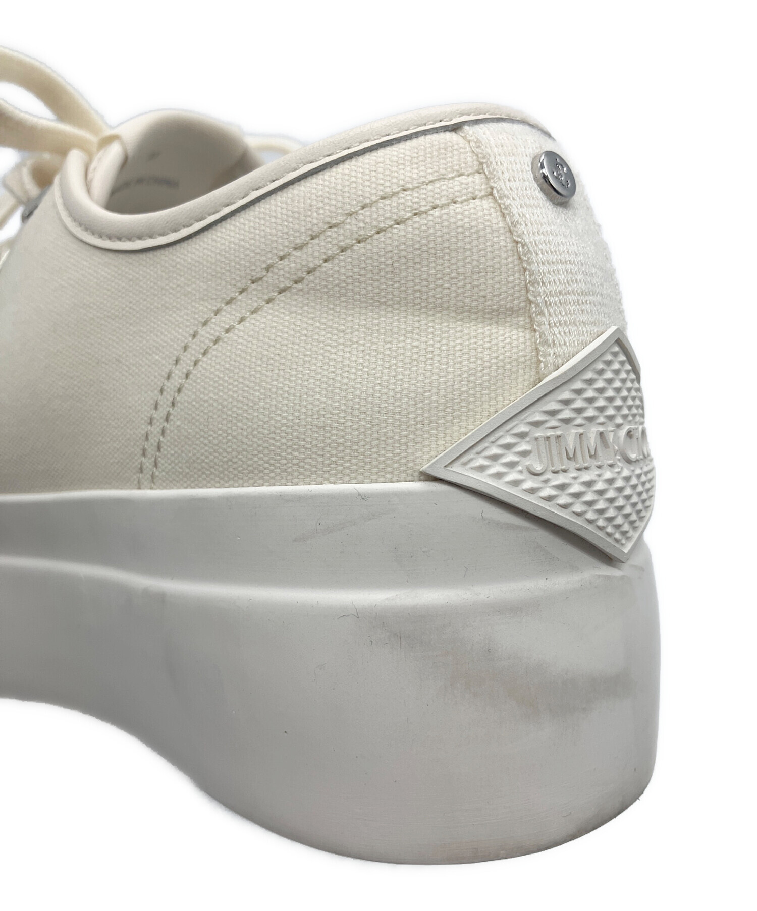 中古・古着通販】JIMMY CHOO (ジミーチュウ) 厚底スニーカー ホワイト