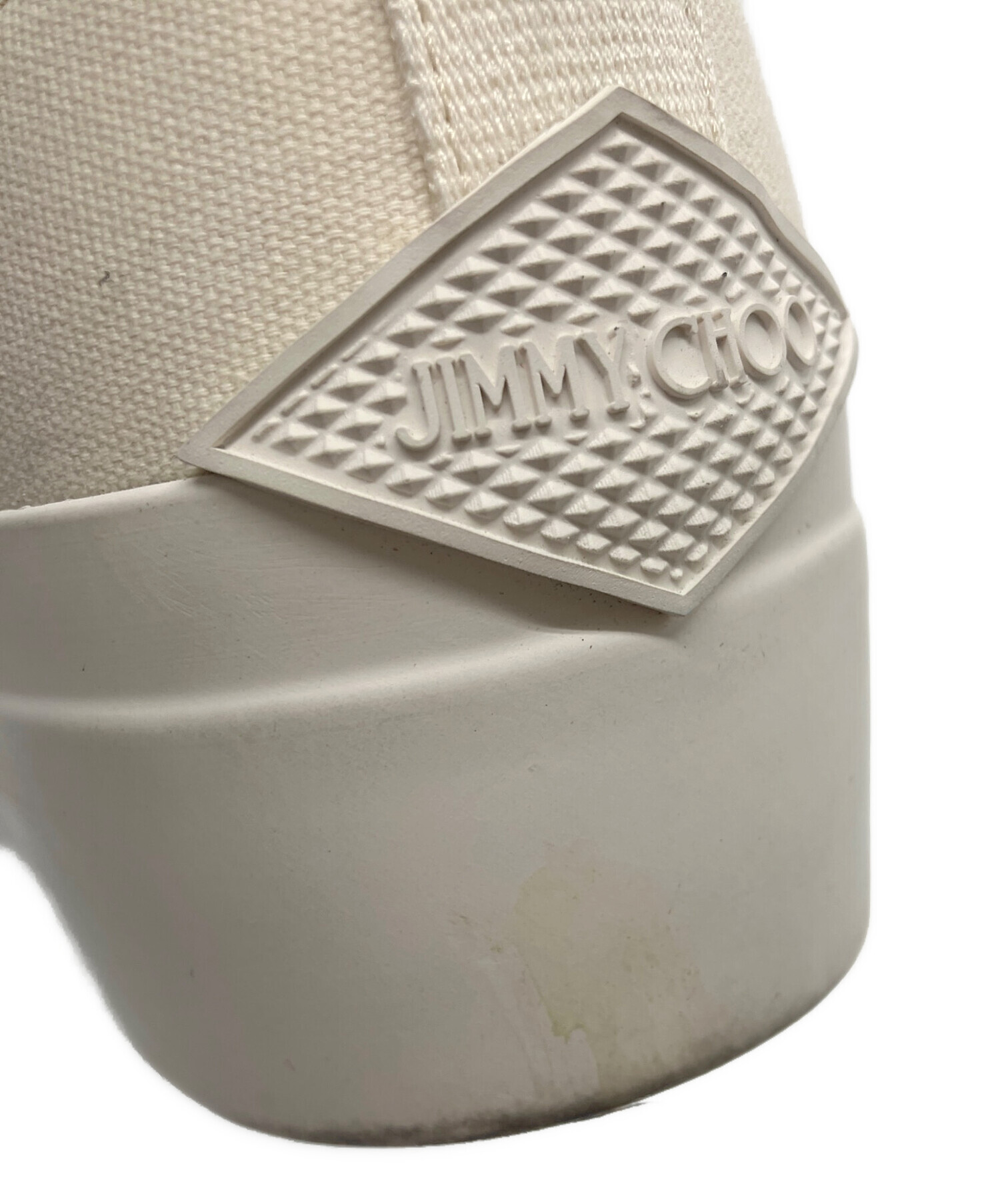 中古・古着通販】JIMMY CHOO (ジミーチュウ) 厚底スニーカー ホワイト