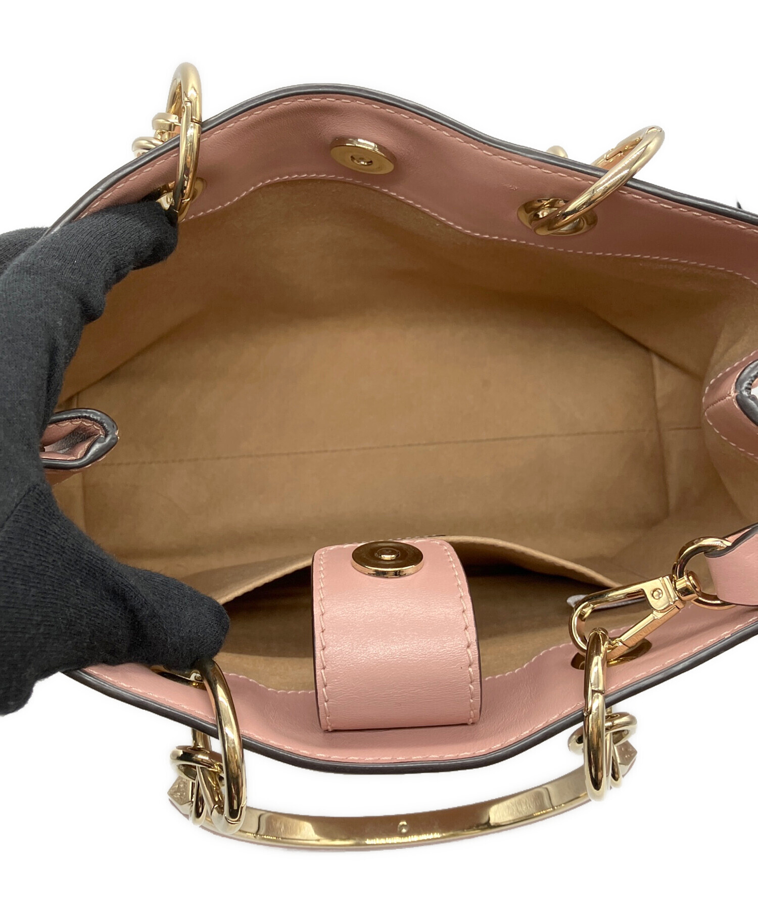 中古・古着通販】JIMMY CHOO (ジミーチュウ) スモールトートバッグ