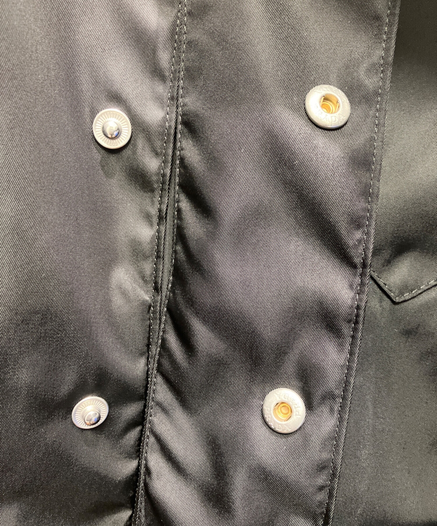 中古・古着通販】PRADA (プラダ) 半袖シャツ ブラック サイズ:L