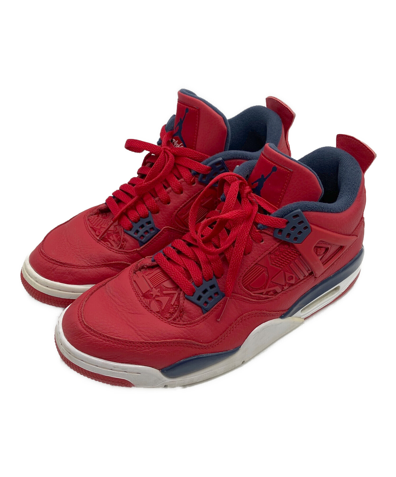 中古・古着通販】NIKE (ナイキ) スニーカー レッド×ネイビー サイズ 