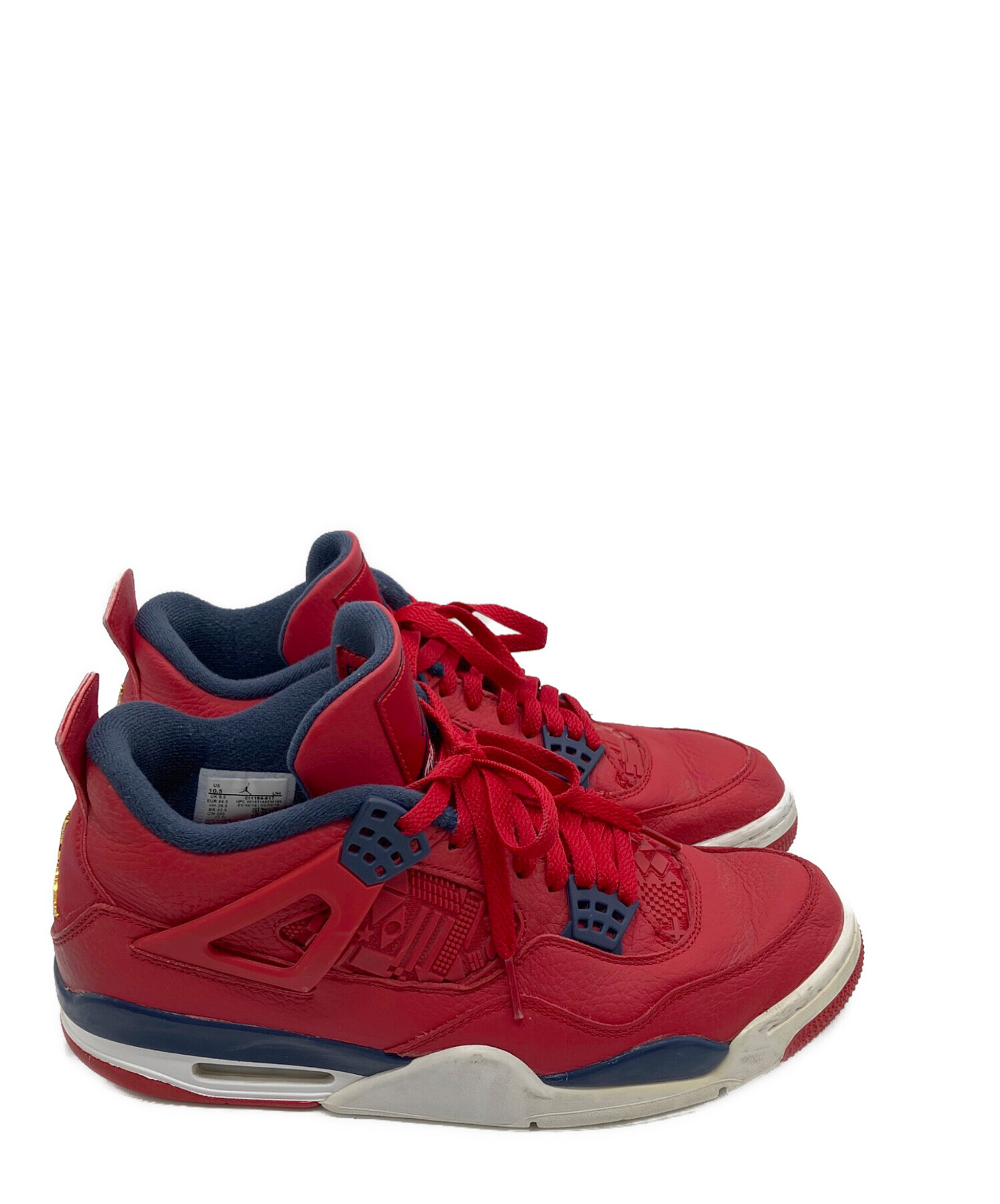 中古・古着通販】NIKE (ナイキ) スニーカー レッド×ネイビー サイズ 