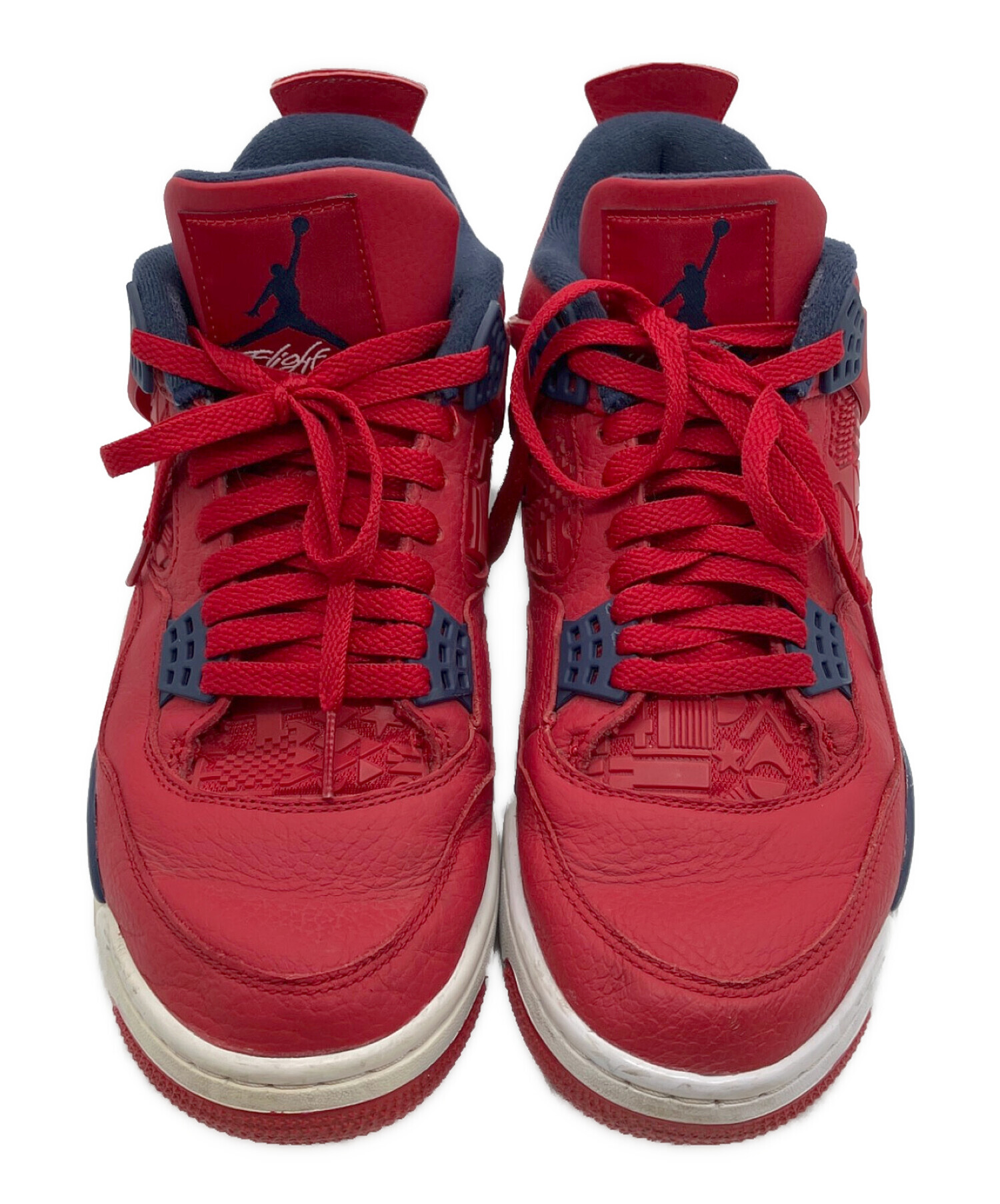 中古・古着通販】NIKE (ナイキ) スニーカー レッド×ネイビー サイズ 