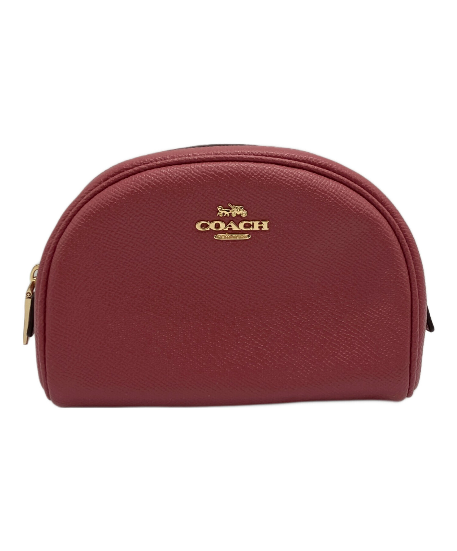 中古・古着通販】COACH (コーチ) ドームコスメティックケース ピンク 