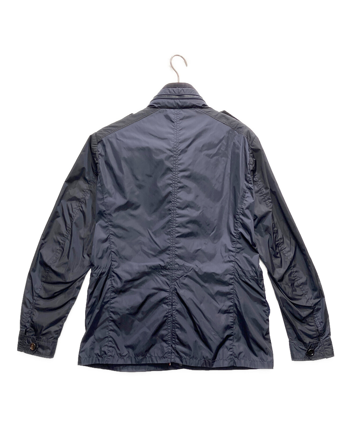 中古・古着通販】MONCLER (モンクレール) nylon field jacket ブラック 中古・古着通販】MONCLER (モンクレール) nylon field jacket ブラック