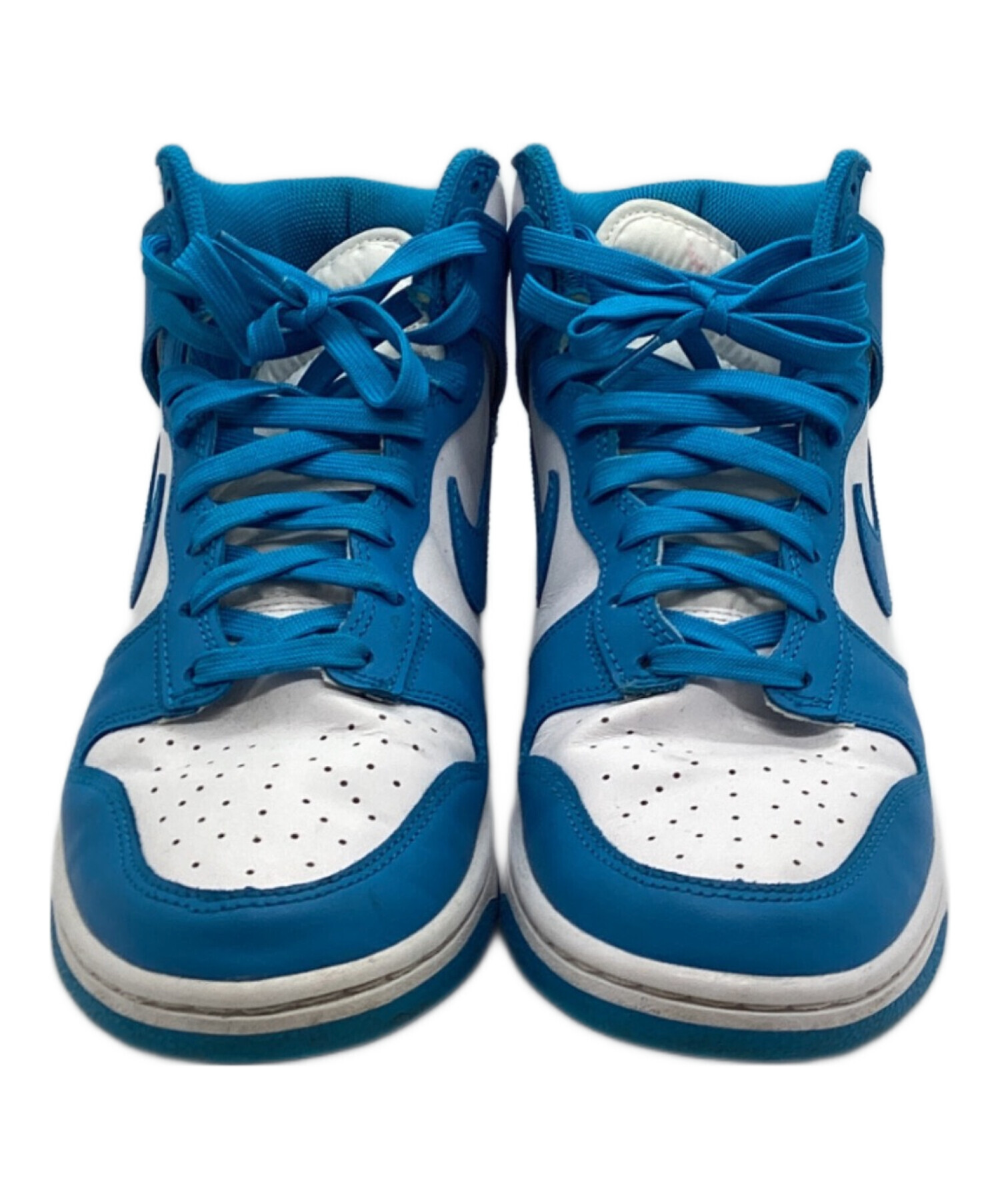 中古・古着通販】NIKE (ナイキ) Dunk High Retro ホワイト×ブルー