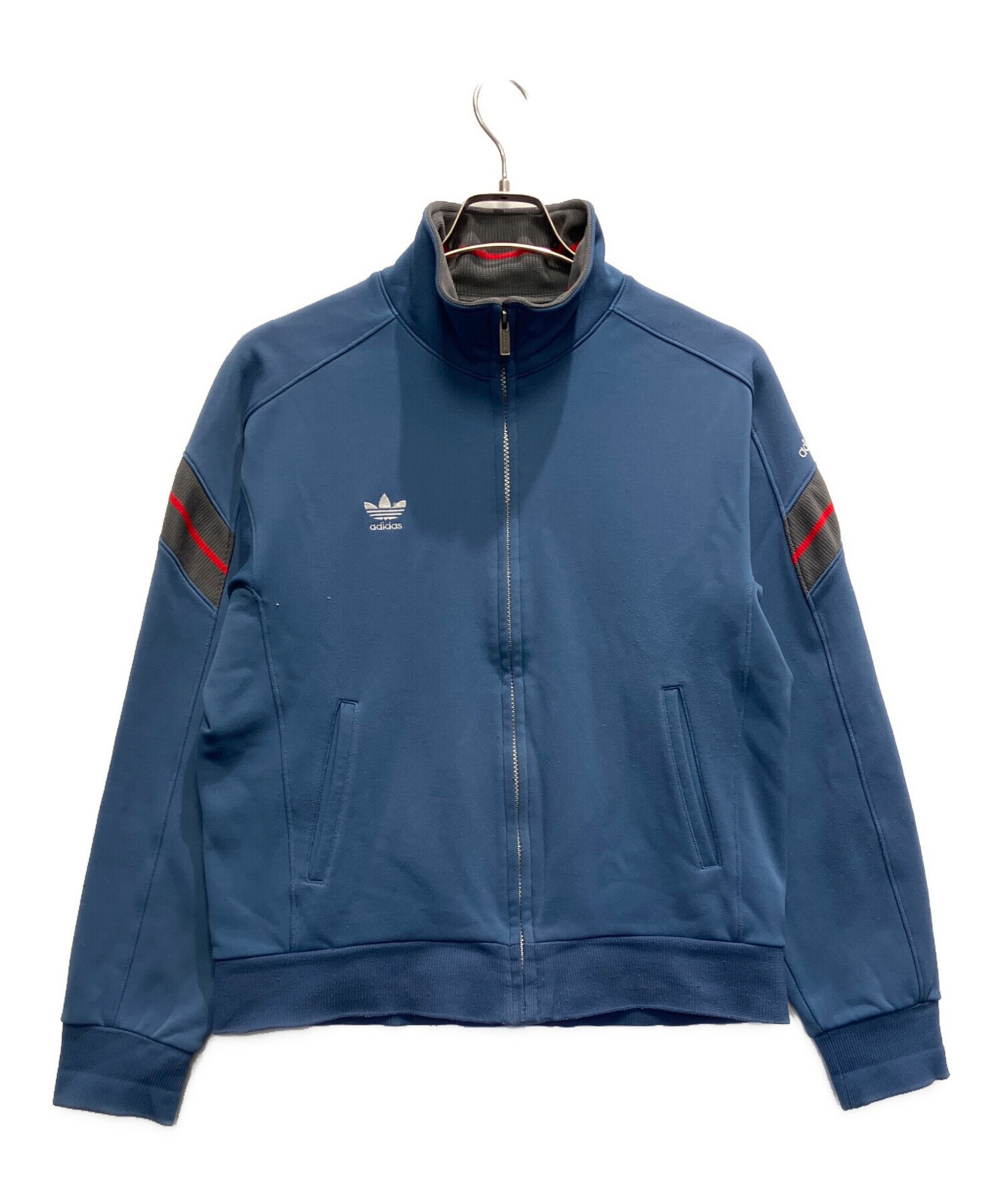 トラックジャケット アディダス adidas ブルー ジャージ ジャケット L