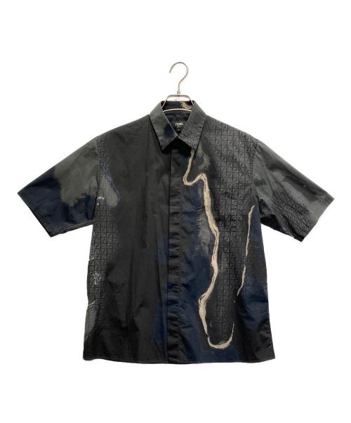 中古・古着通販】FENDI (フェンディ) 半袖シャツ ブラック サイズ:38