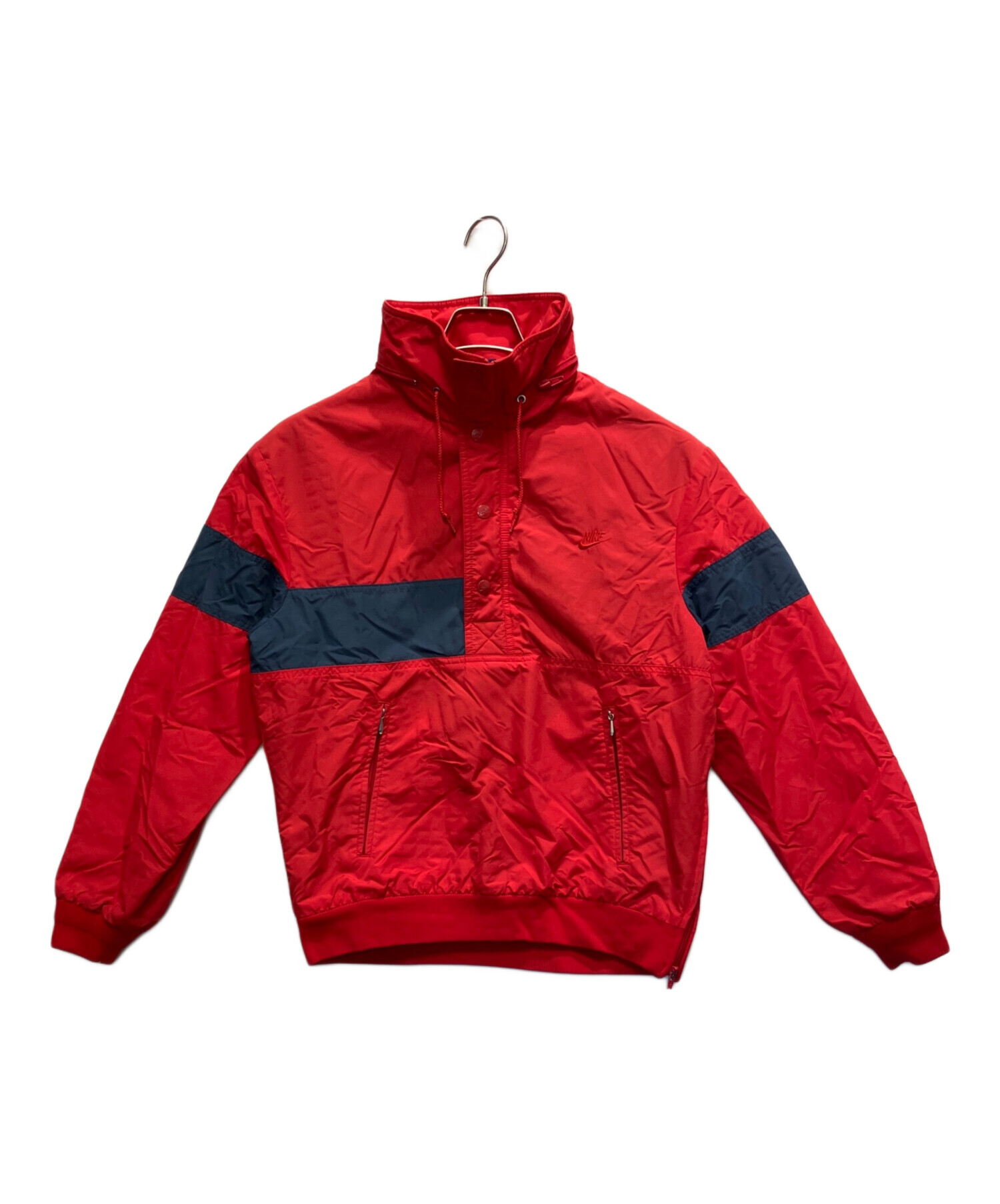 中古・古着通販】NIKE (ナイキ) 80sアノラックパーカー レッド サイズ 