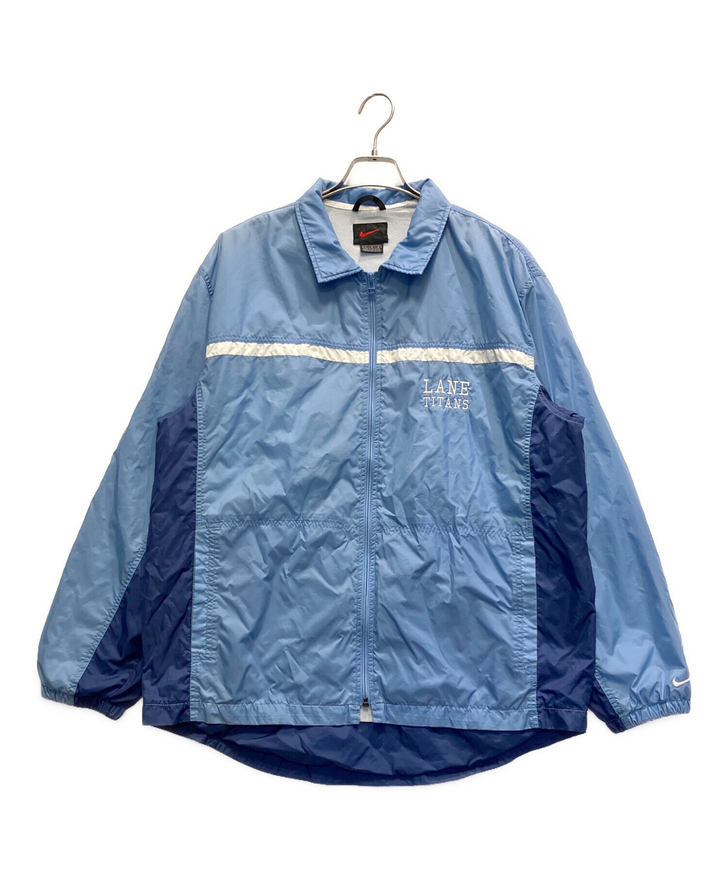 中古・古着通販】NIKE (ナイキ) ナイロンジャケット スカイブルー