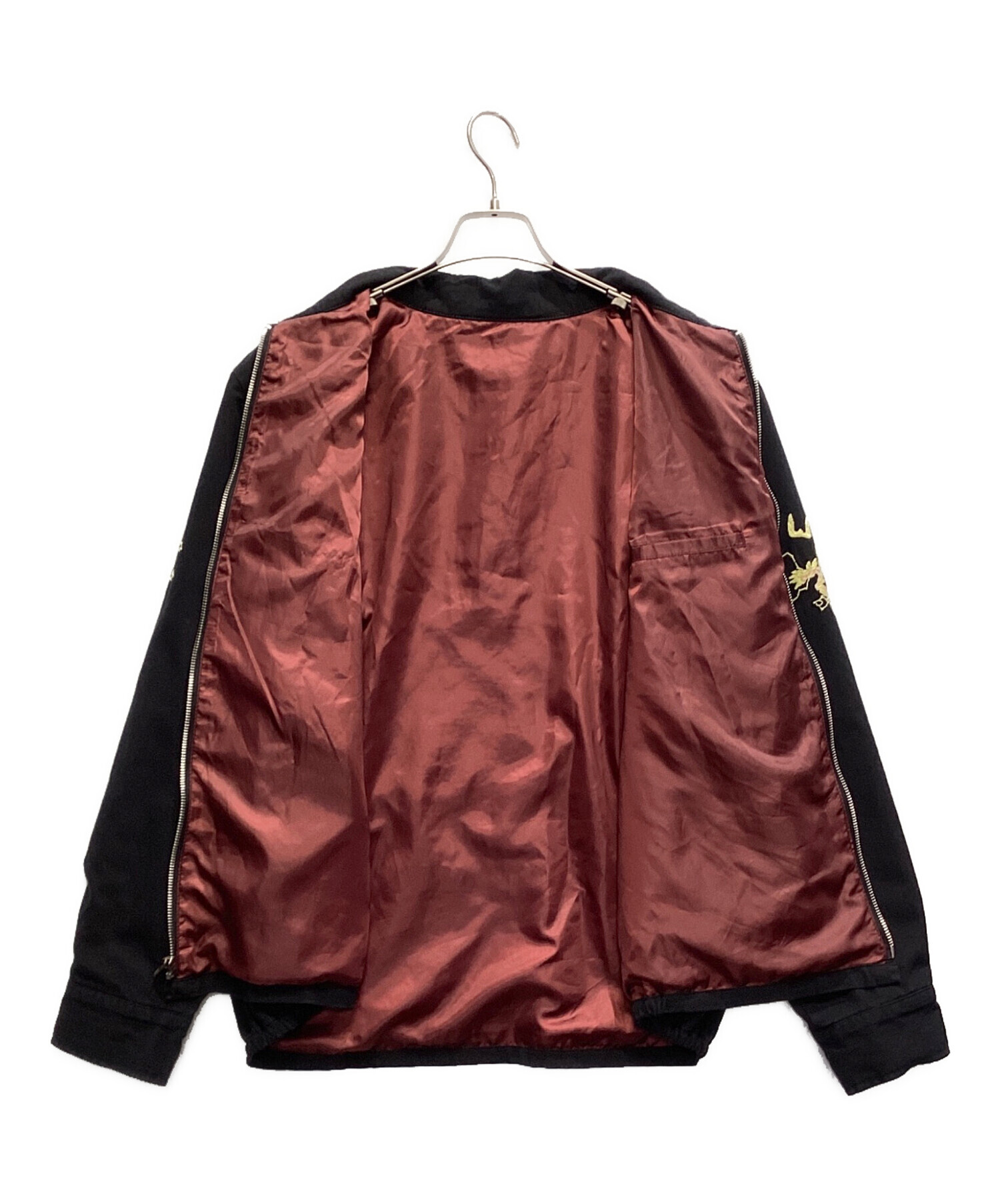 中古・古着通販】waiper (ワイパー) ベトジャンジャケット ブラック