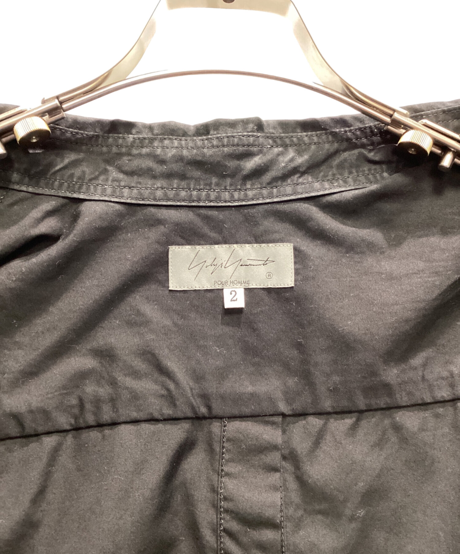 中古・古着通販】YOHJI YAMAMOTO (ヨウジヤマモト) 半袖シャツ