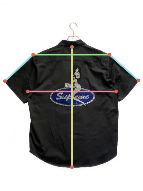 中古・古着通販】SUPREME (シュプリーム) 半袖シャツ ブラック サイズ