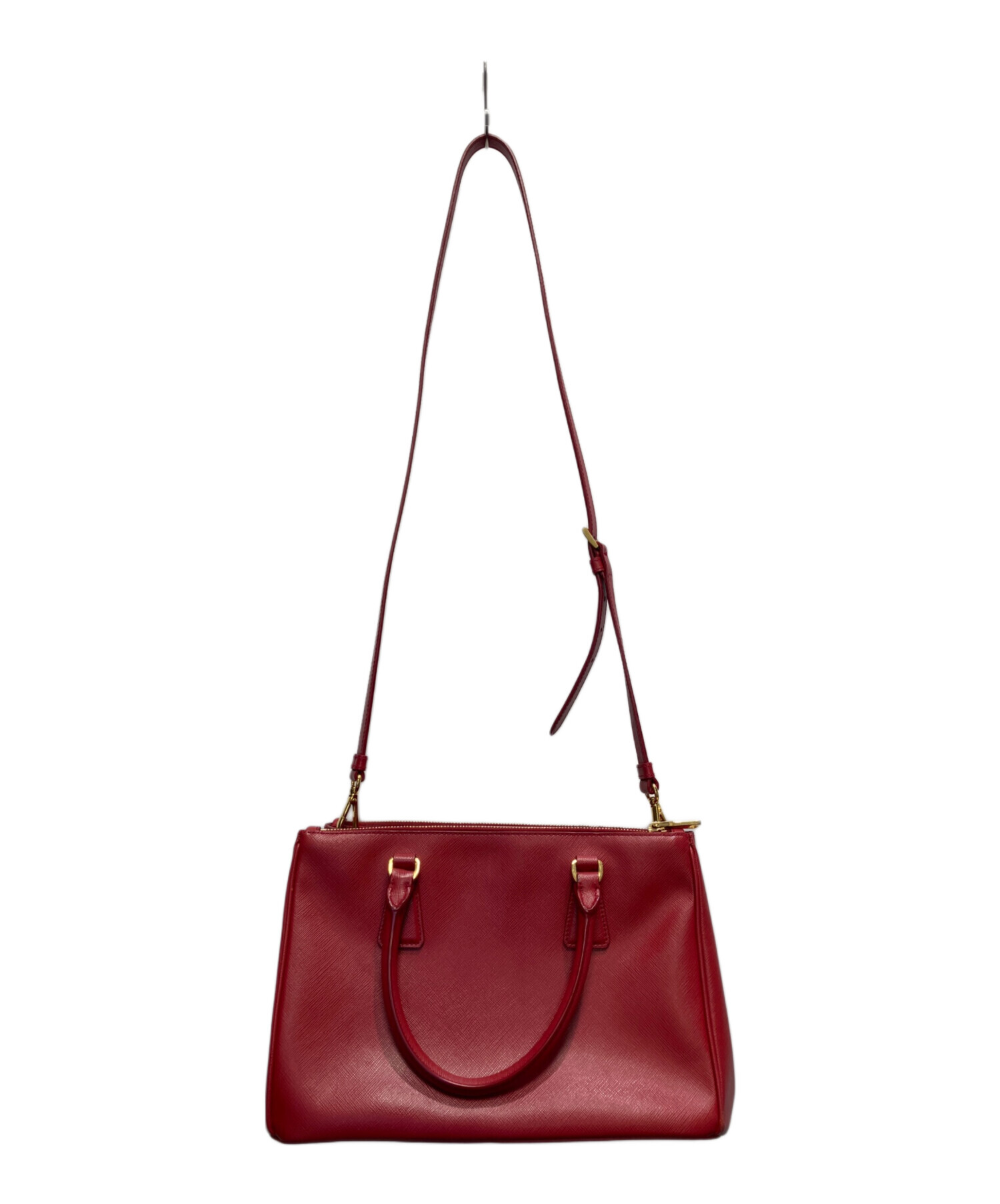 中古・古着通販】PRADA (プラダ) 2WAYハンドバッグ レッド｜ブランド