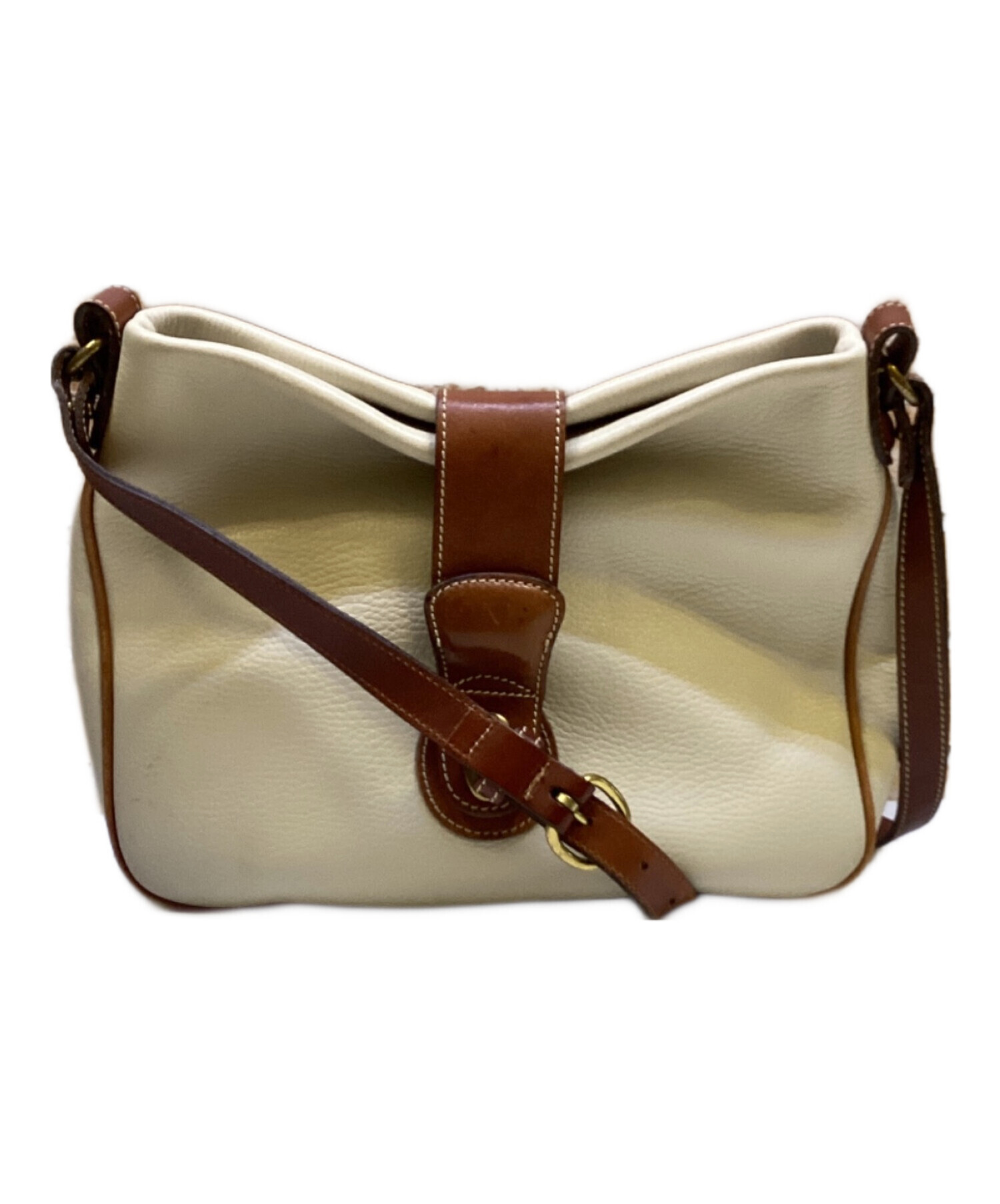 COACH 未使用・新品　ショルダーバッグ 中古・古着通販】COACH (コーチ) ショルダーバッグ ホワイト×ブラウン