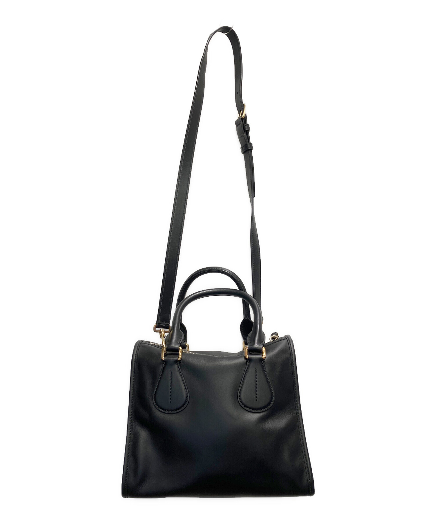 BALLY 2WAY バッグ　未使用品 中古・古着通販】BALLY (バリー) 2WAYバッグ ブラック｜ブランド・古着