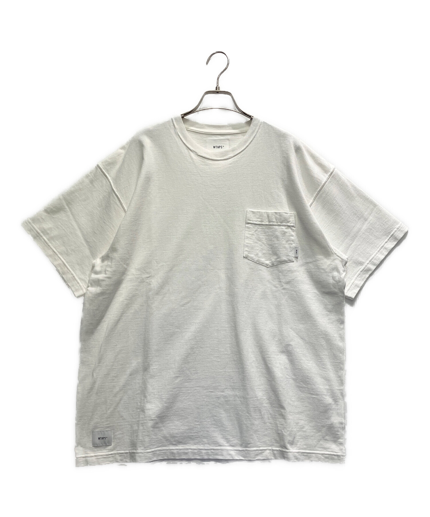 中古・古着通販】WTAPS (ダブルタップス) 半袖Tシャツ ホワイト サイズ 