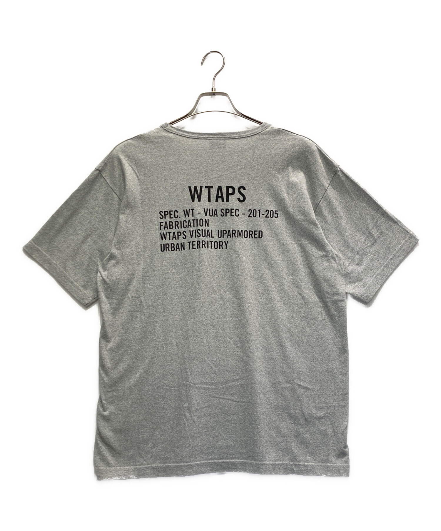 中古・古着通販】WTAPS (ダブルタップス) 半袖Tシャツ グレー サイズ:2