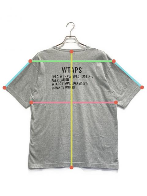 【オンライン購入】WTAPS ダブルタップス 20SS SCOUT グレー M 中古・古着通販】WTAPS (ダブルタップス) 半袖Tシャツ グレー サイズ:2