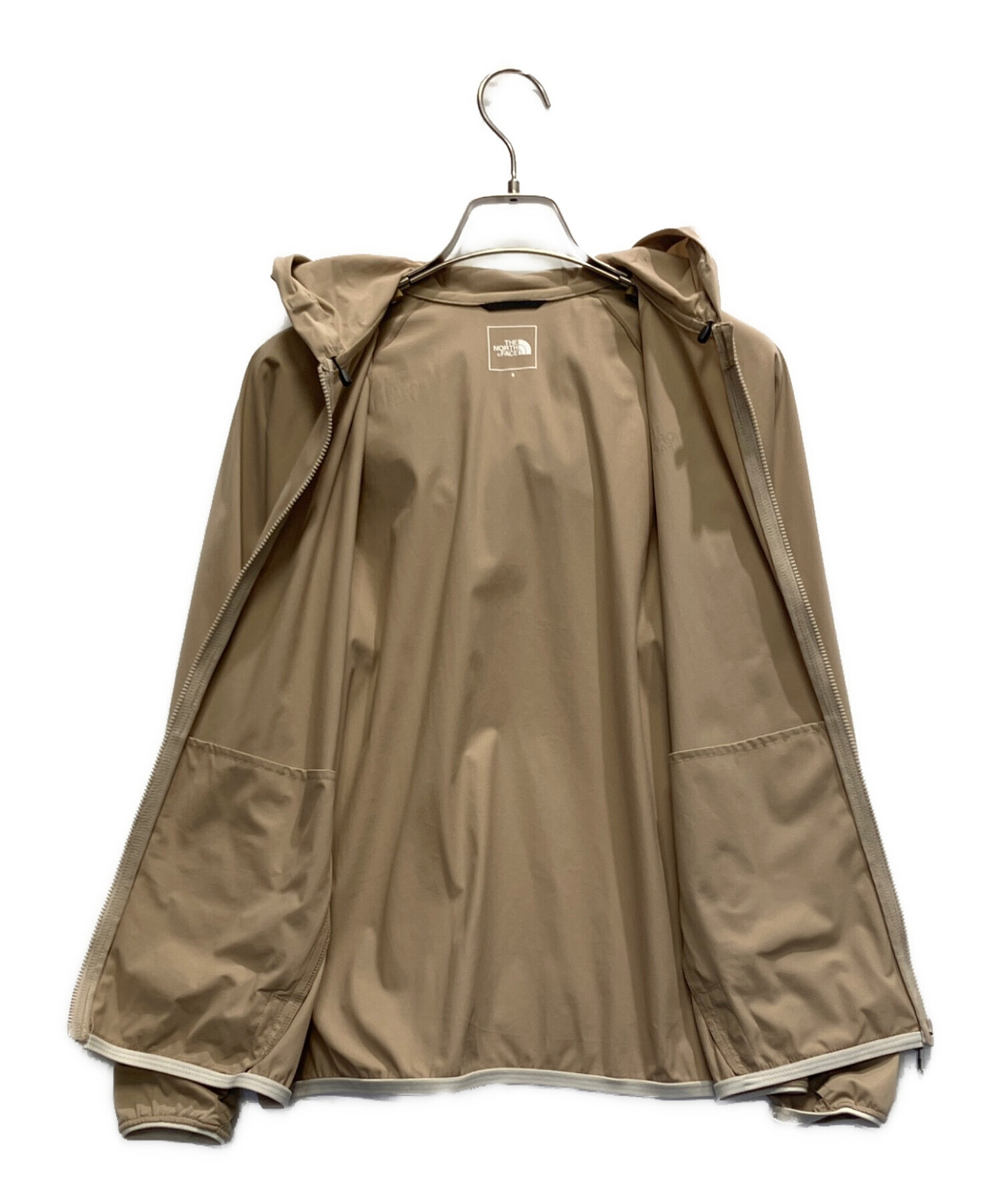 ノースフェイス　ナイロンパーカー　Sサイズ　ベージュ　カーキ 中古・古着通販】THE NORTH FACE (ザ ノース フェイス) ナイロン
