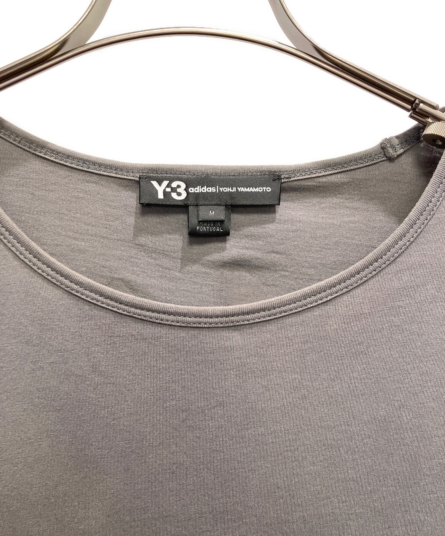 中古・古着通販】Y-3 (ワイスリー) 長袖カットソー グレー サイズ:M 