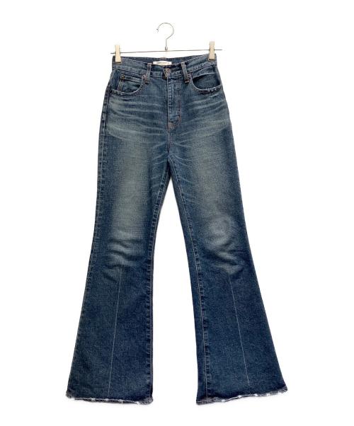 中古・古着通販】moussy (マウジー) MVS D/BLU FLAREデニムパンツ