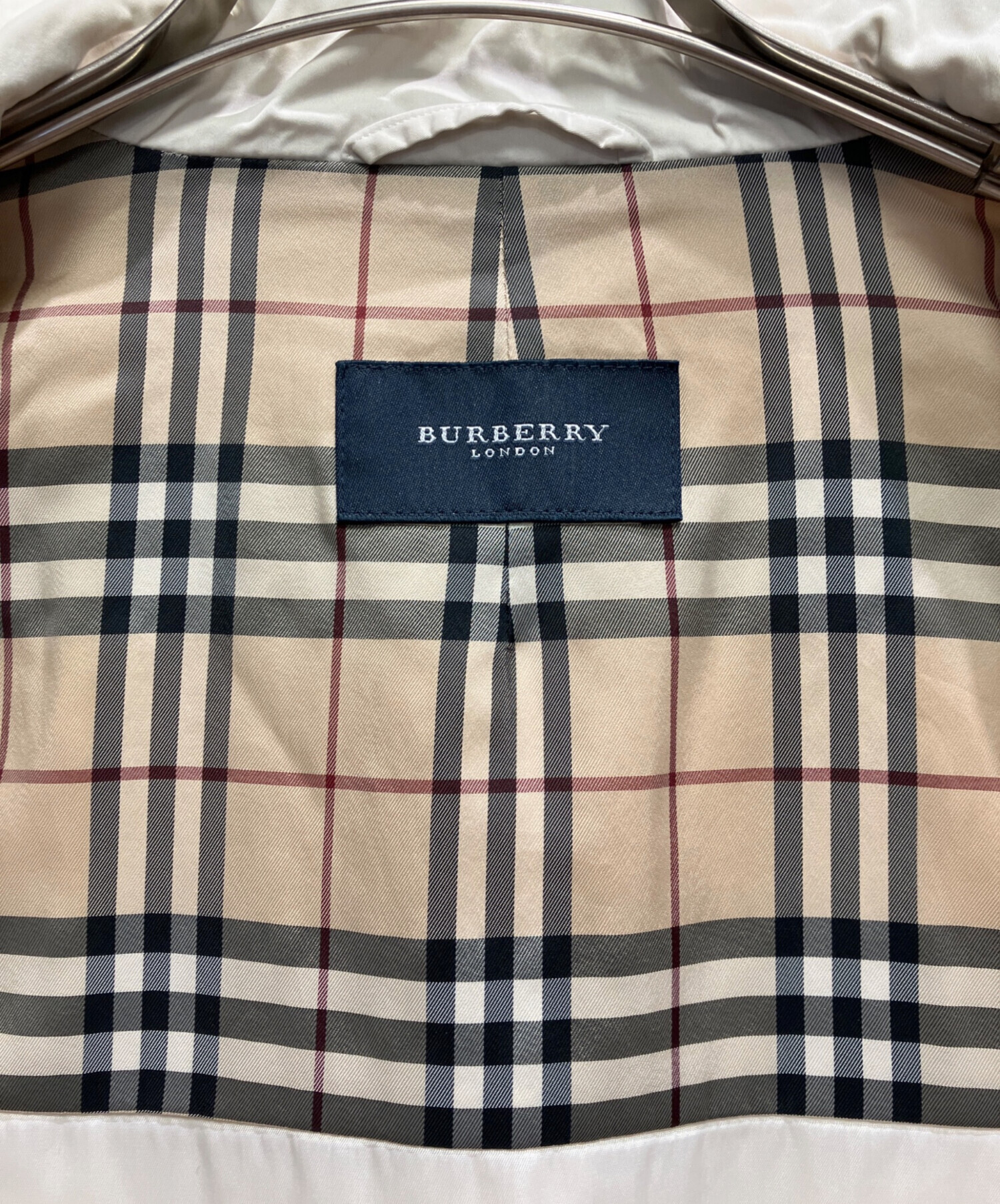 5-0927T∞BURBERRY LONDON ライナーベスト ベルト付き 38 三陽商会 