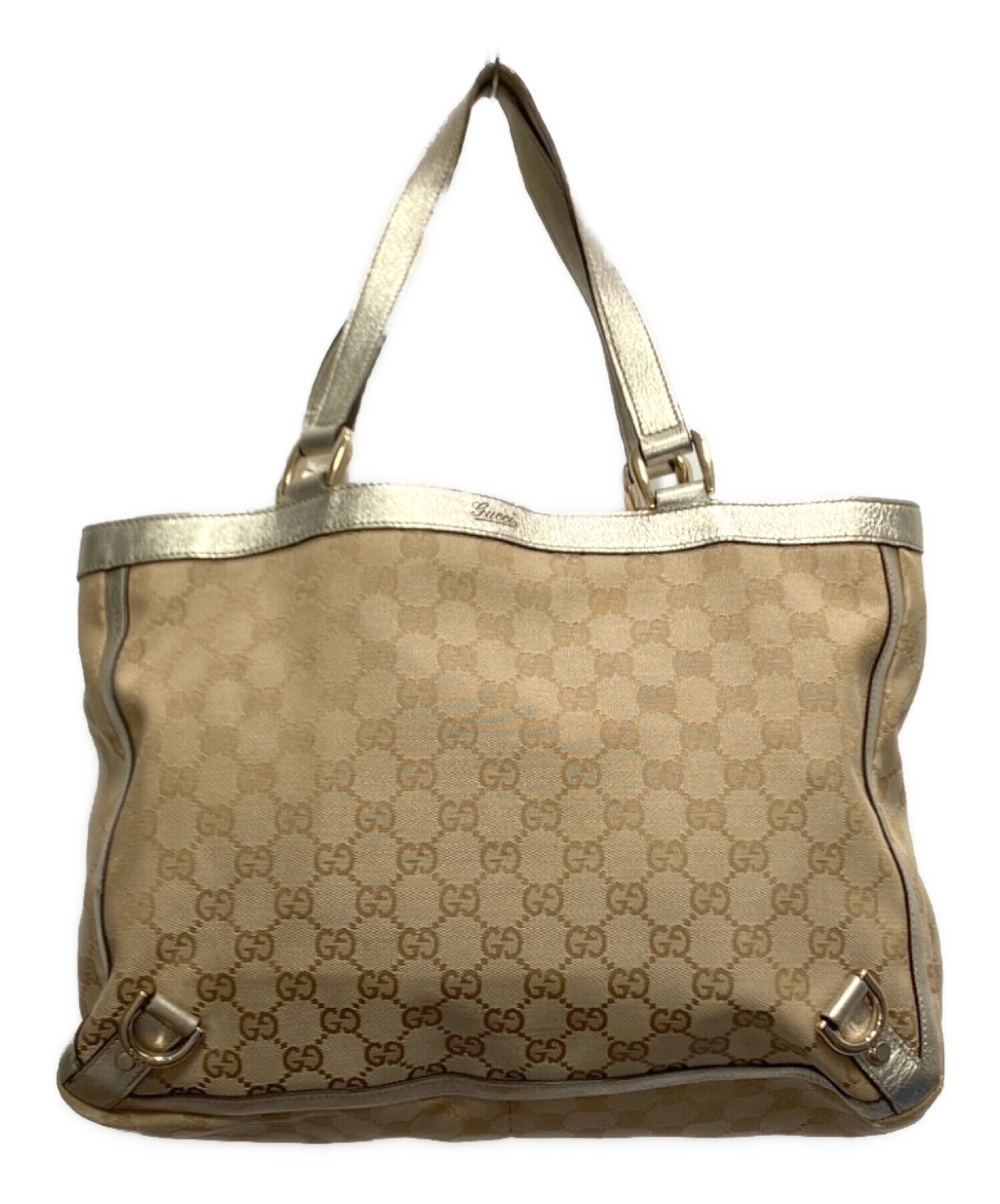 中古・古着通販】GUCCI (グッチ) トートバッグ ベージュ｜ブランド 