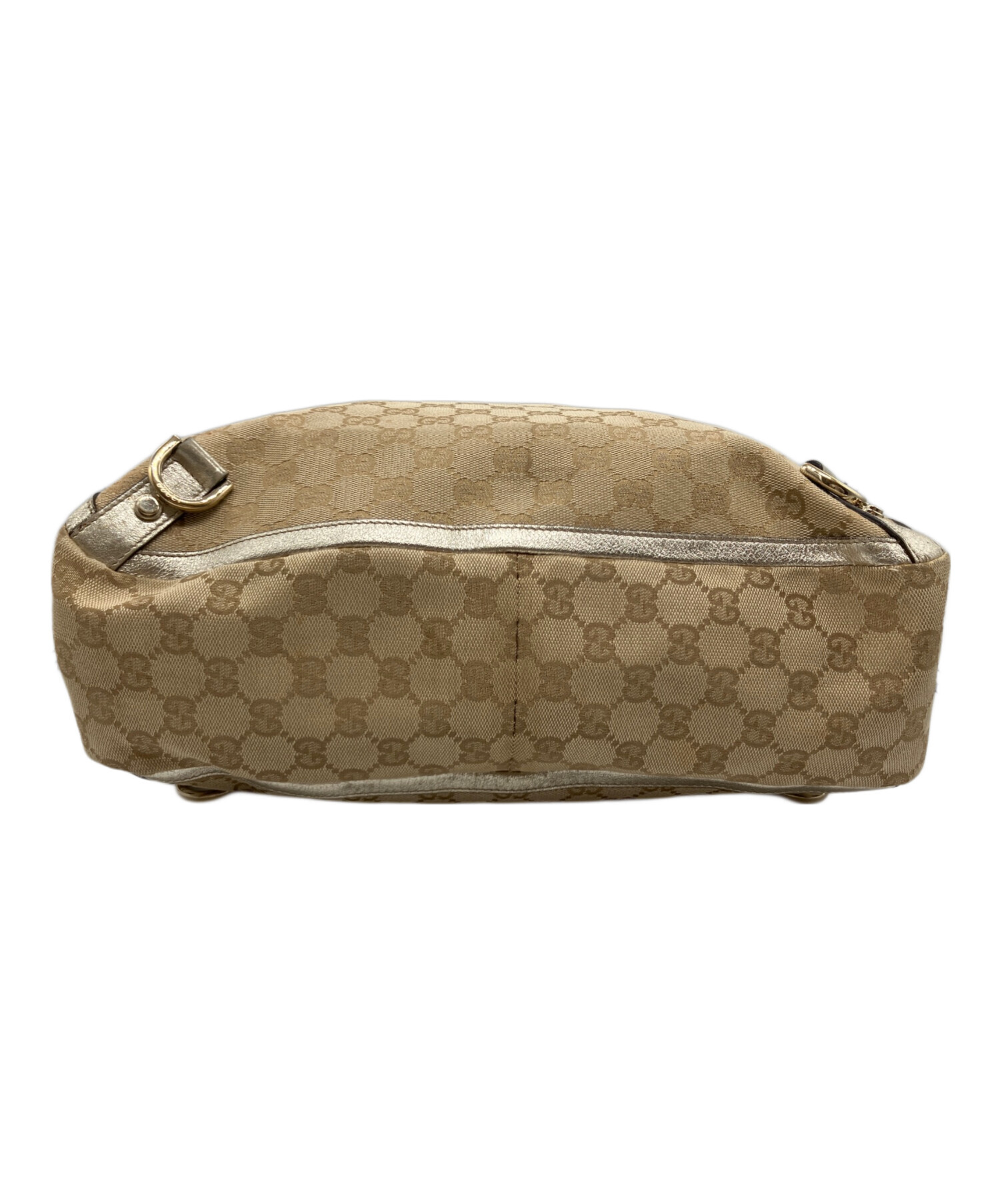GUCCI トートバッグ ベージュ ブラウン　中古品 中古・古着通販】GUCCI (グッチ) トートバッグ ベージュ｜ブランド