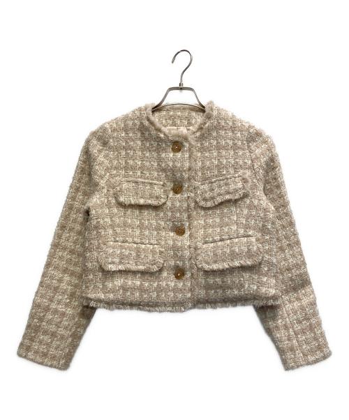 中古・古着通販】Her lip to (ハーリップトゥ) Wool-Blend Fancy Tweed