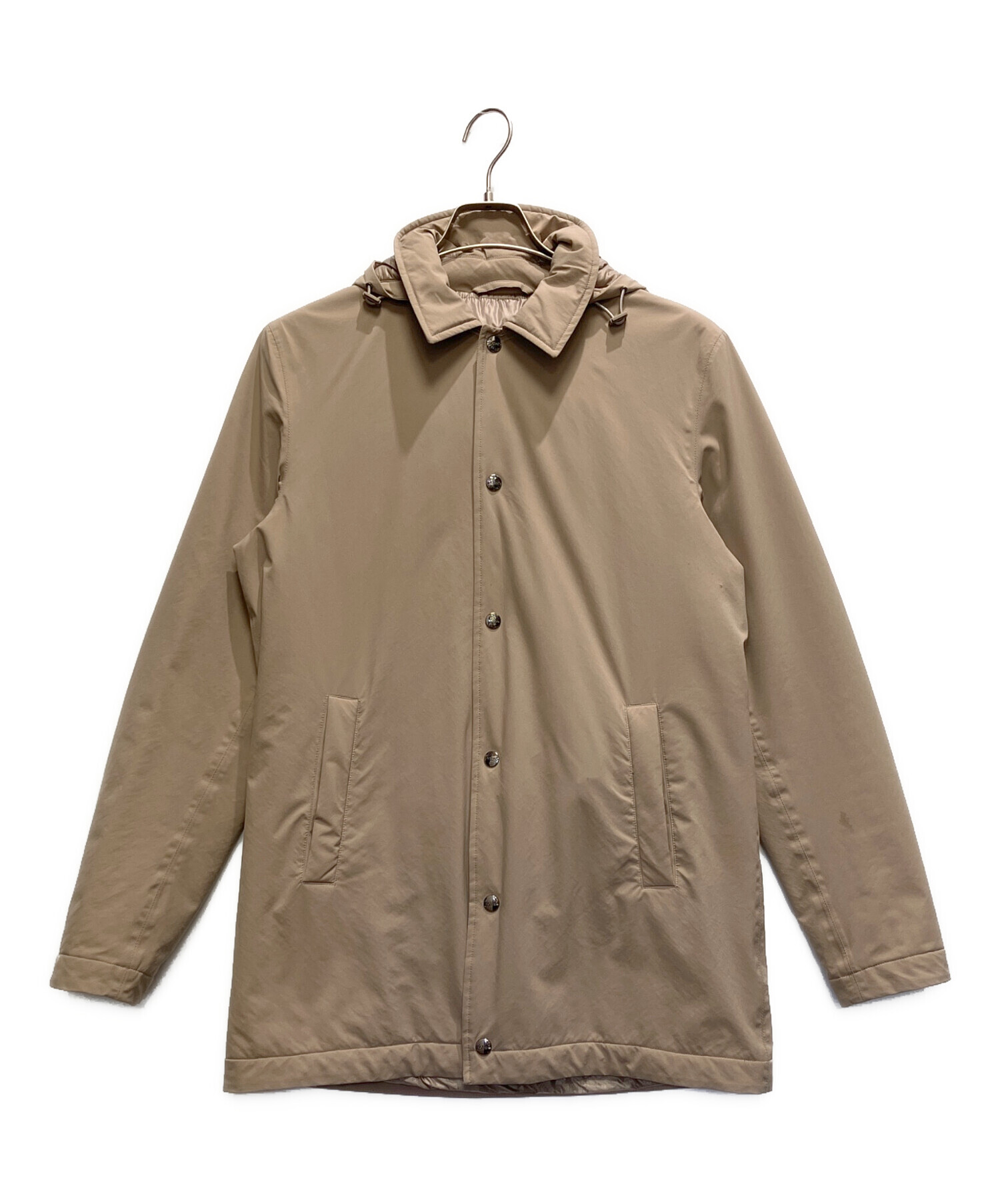美品 24SS HERNO FLIGHT ヘルノ ジップアップパーカー ナイロンジャケット サイズ42 イエロー レディース 古着 中古 USED 中古・古着通販】HERNO (ヘルノ) ナイロンジャケット カーキ サイズ:48