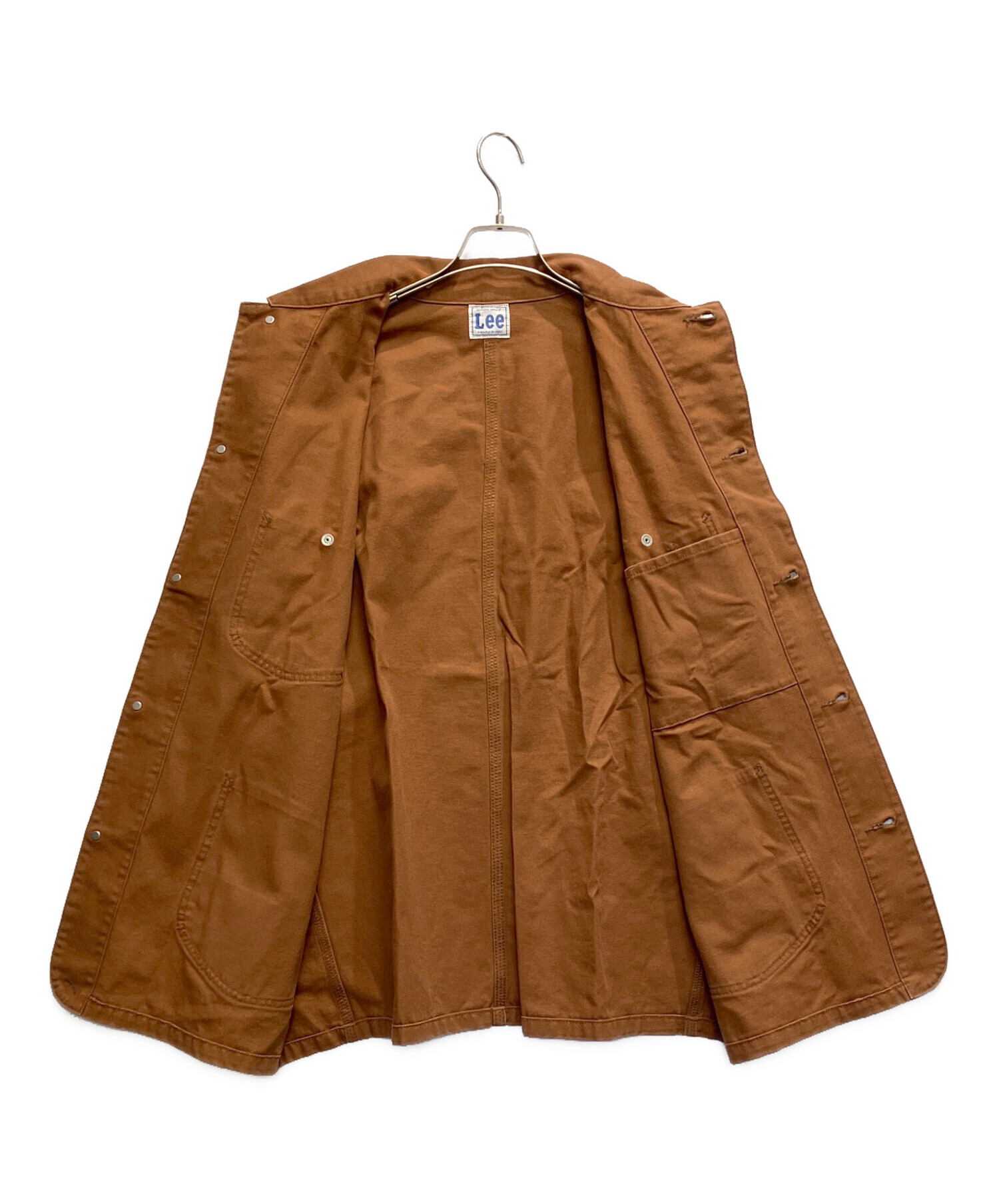 中古・古着通販】LEE (リー) カバーオール ブラウン サイズ:XL