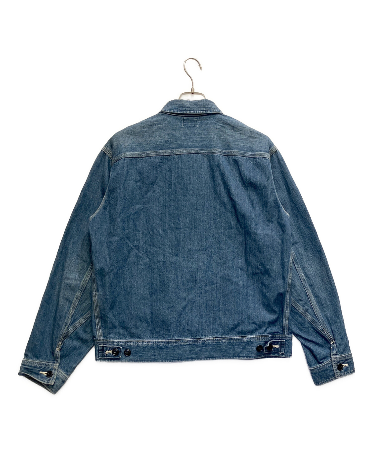 中古・古着通販】LEE (リー) デニムジップジャケット インディゴ