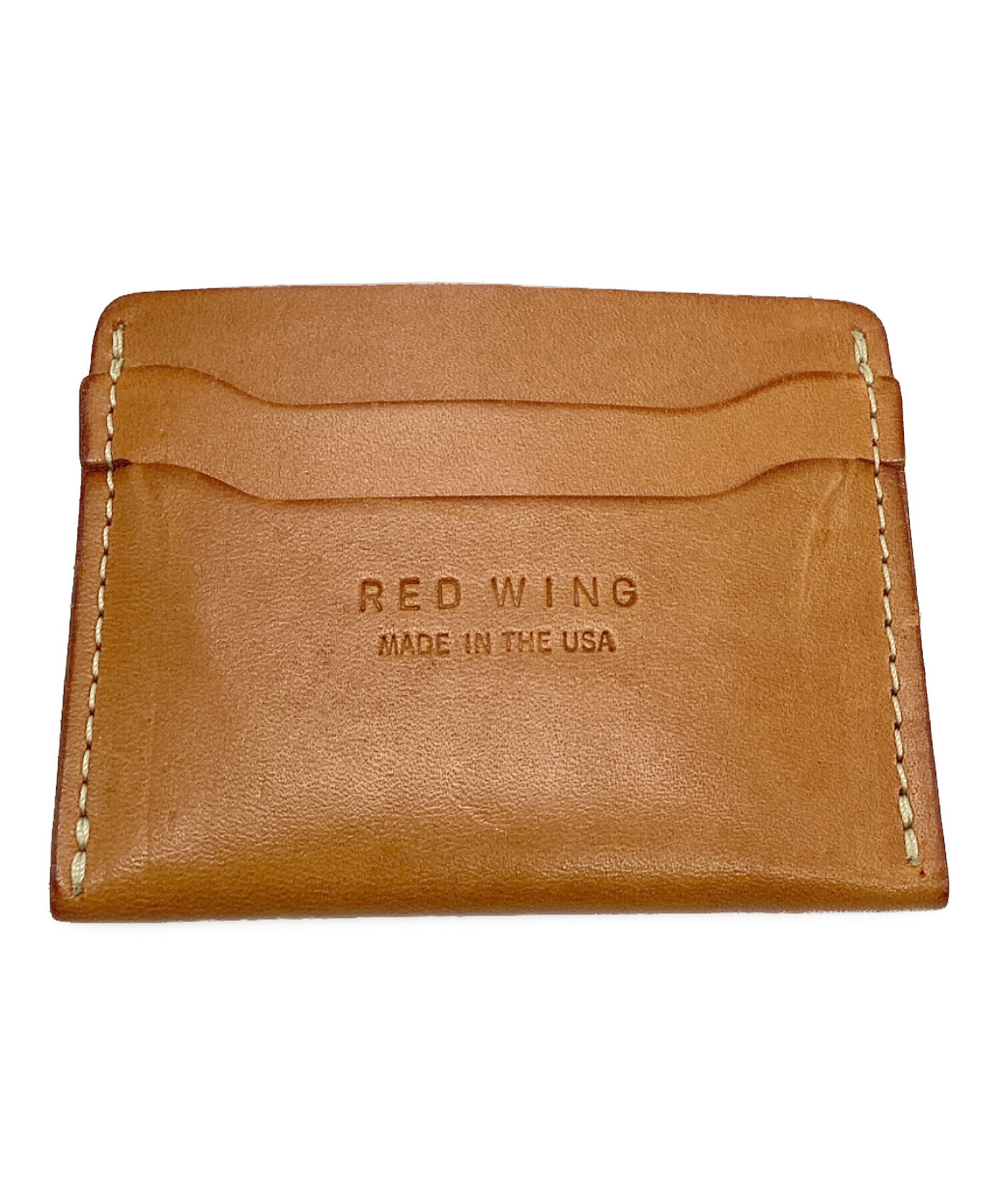 中古・古着通販】RED WING (レッドウィング) カードケース ベージュ 中古・古着通販】RED WING (レッドウィング) カードケース ベージュ