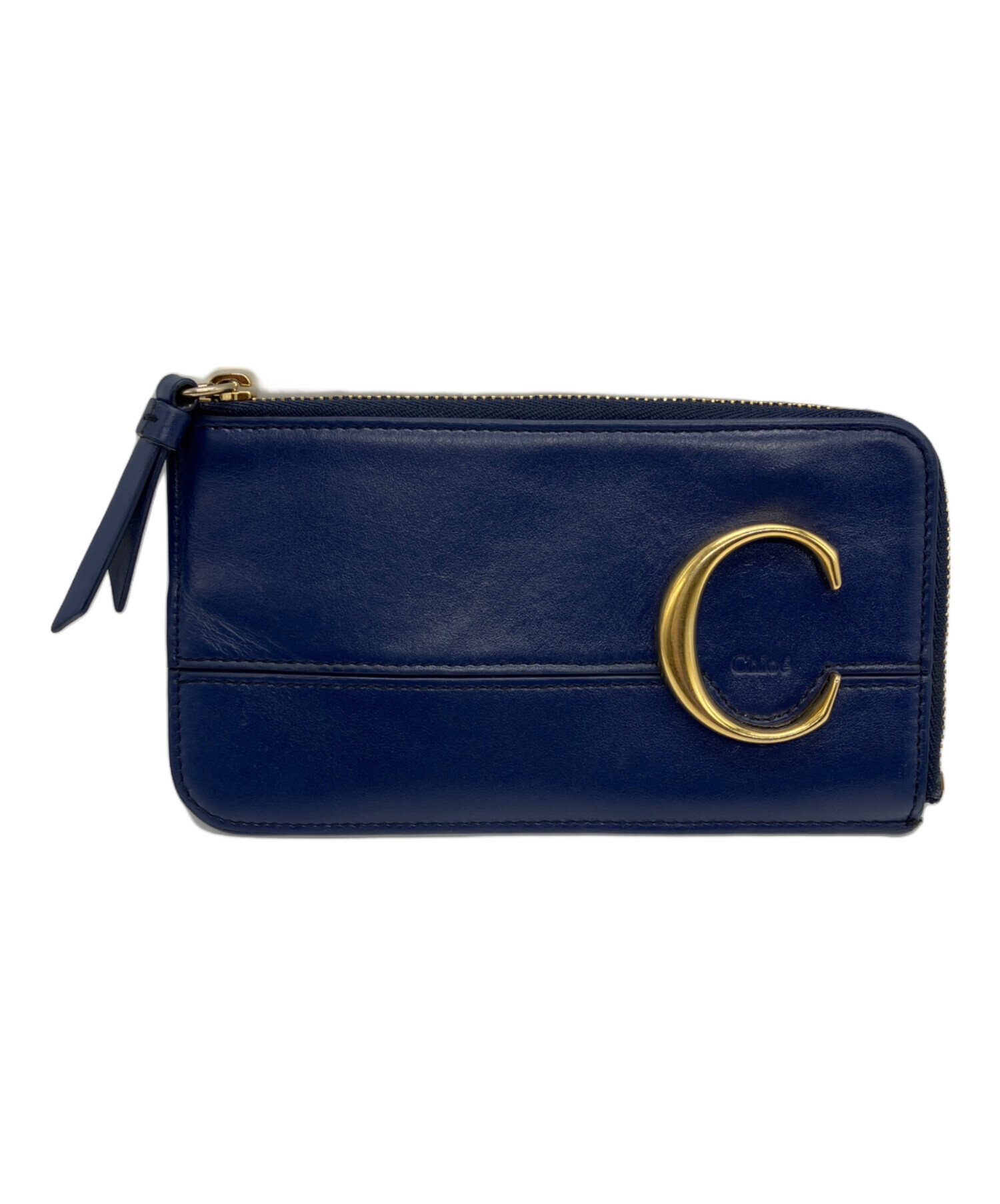 Chloe クロエ 財布・ケース  青 【古着】【中古】【送料無料】 中古・古着通販】Chloe (クロエ) Chloe ジップコインケース ブルー