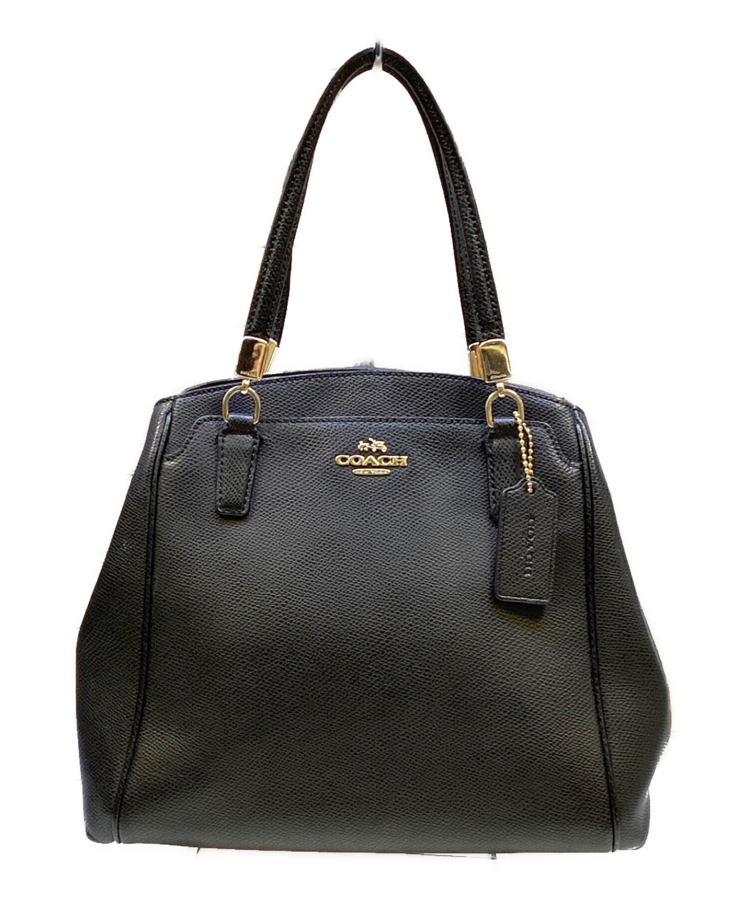 中古・古着通販】COACH (コーチ) 2WAYハンドバッグ ブラック｜ブランド 