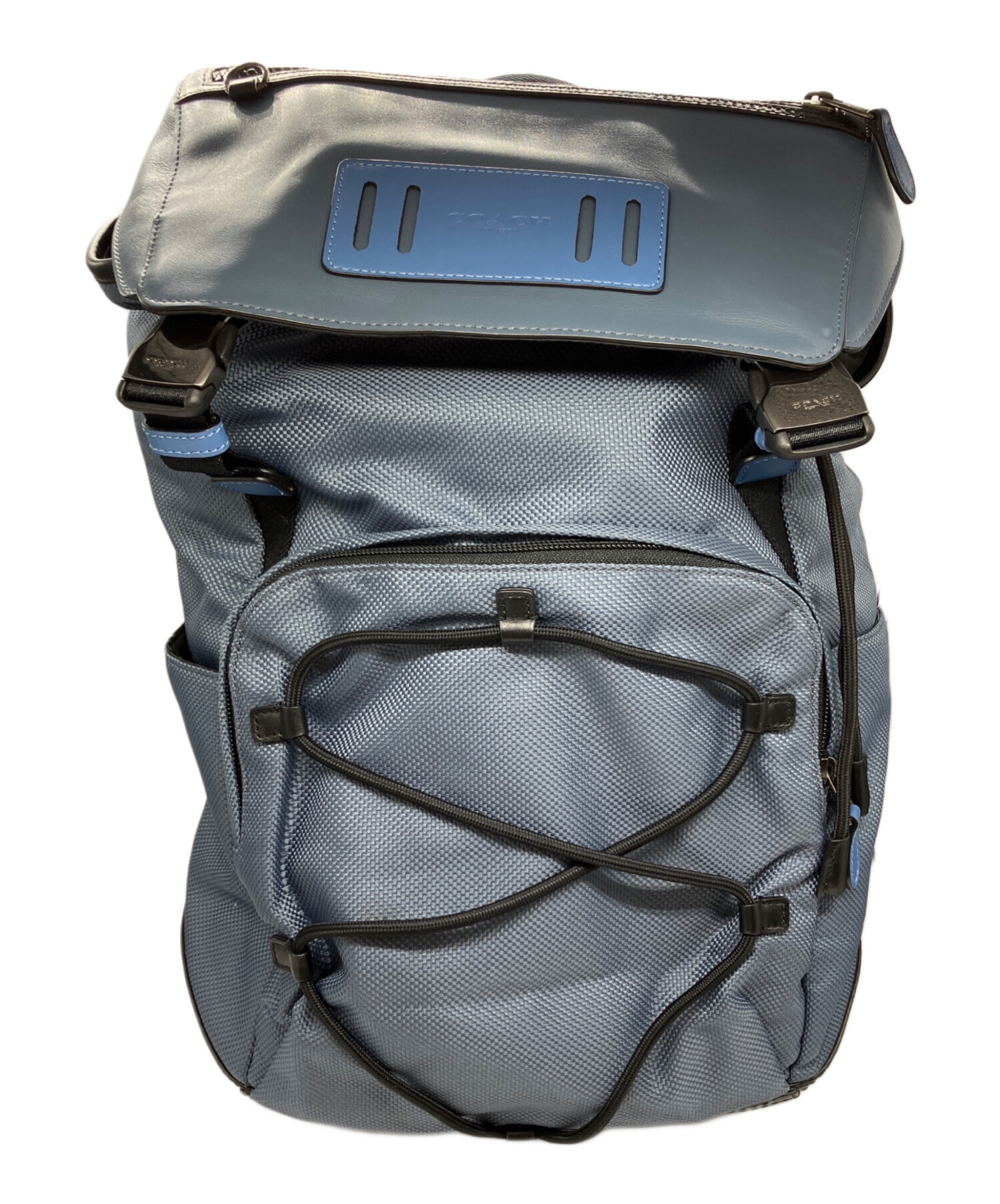【送料無料】 COACH コーチ リッュク Y2K 平成 中古・古着通販】COACH (コーチ) リュック スカイブルー｜ブランド