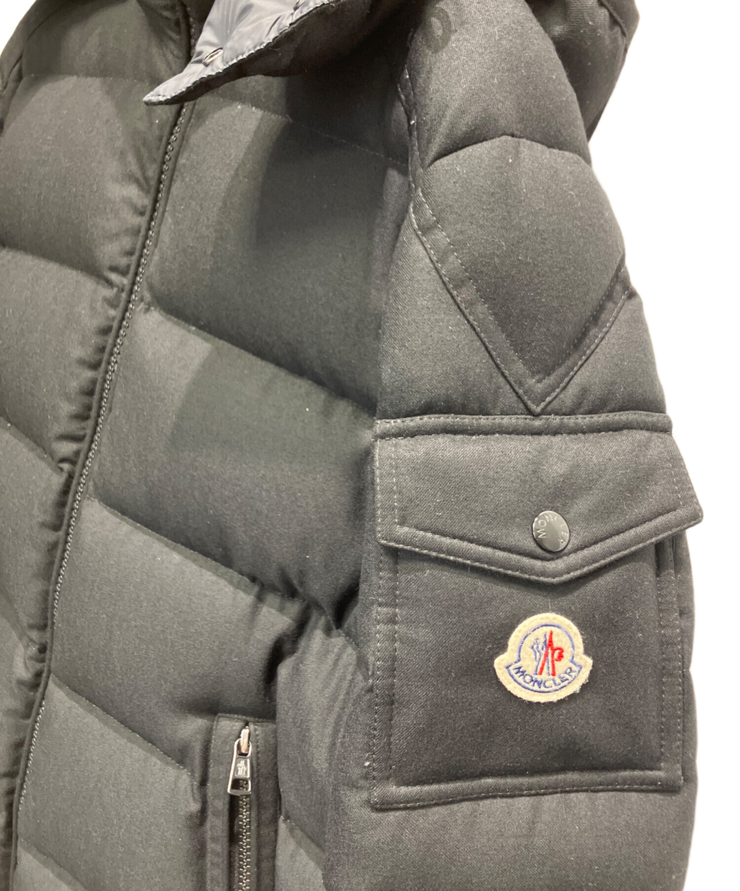 モンクレールダウンジャケット　92㎝ 中古・古着通販】MONCLER (モンクレール) ダウンジャケット ブラック