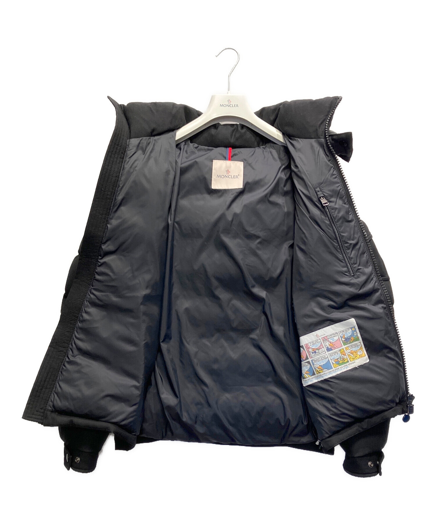 モンクレールダウンジャケット　92㎝ 中古・古着通販】MONCLER (モンクレール) ダウンジャケット ブラック