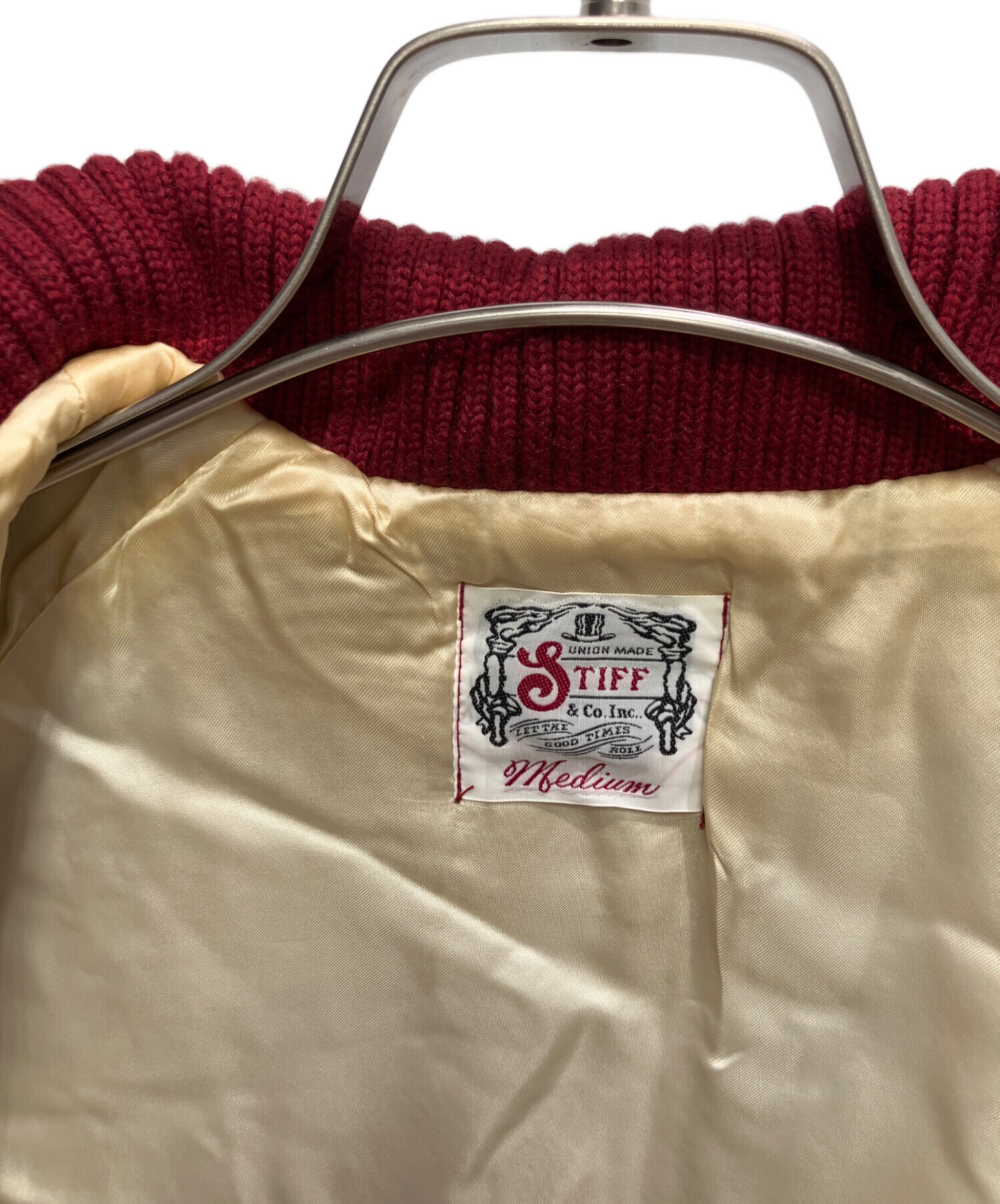 中古・古着通販】STIFF (スティッフ) アワードジャケット レッド 