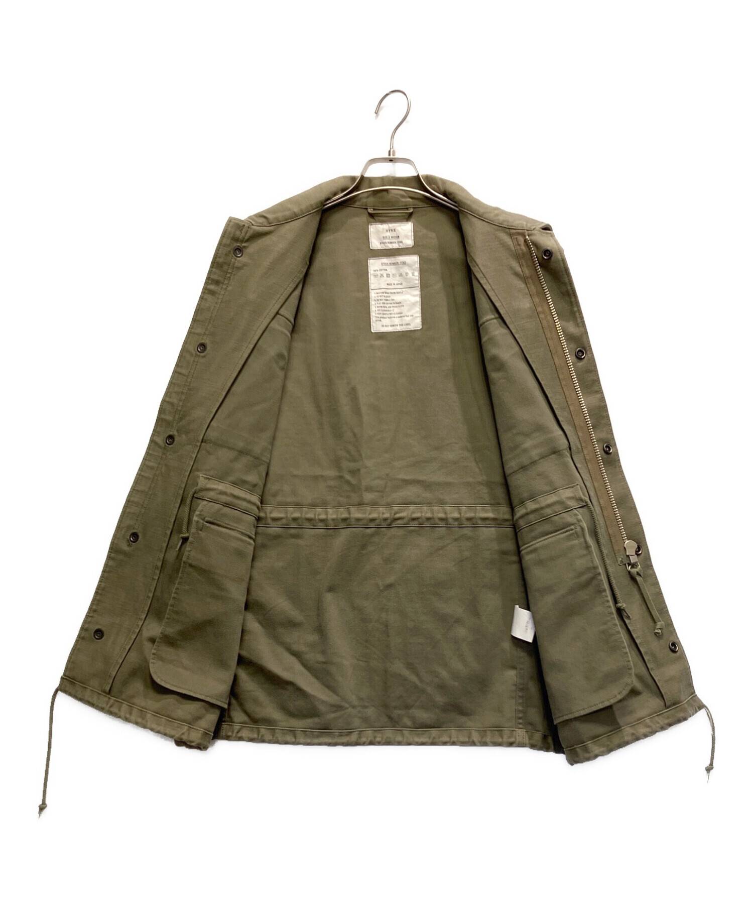 中古・古着通販】HYKE (ハイク) M-51 FIELD JACKET オリーブ サイズ:M