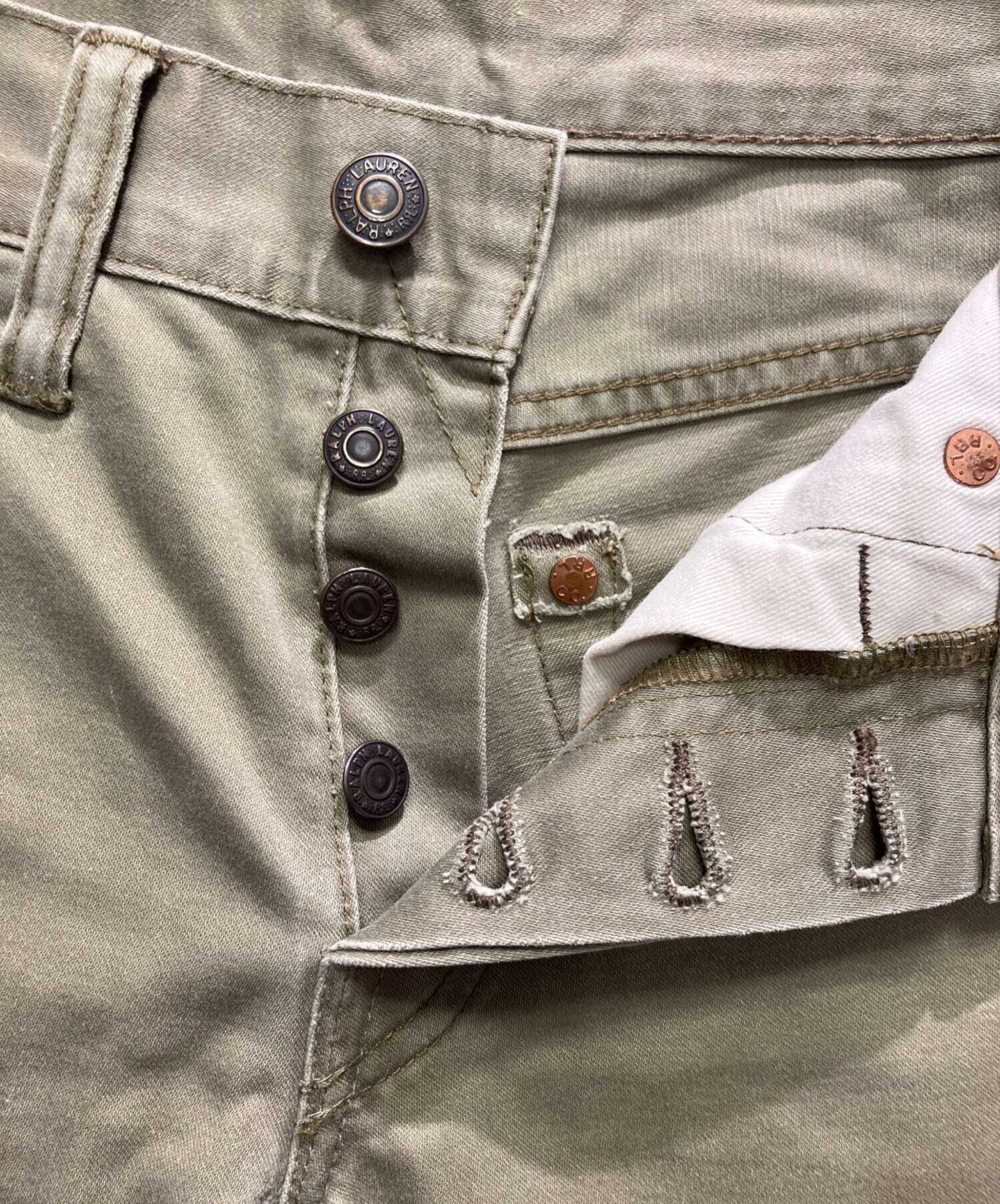 中古・古着通販】RRL (ダブルアールエル) チノパン ベージュ サイズ