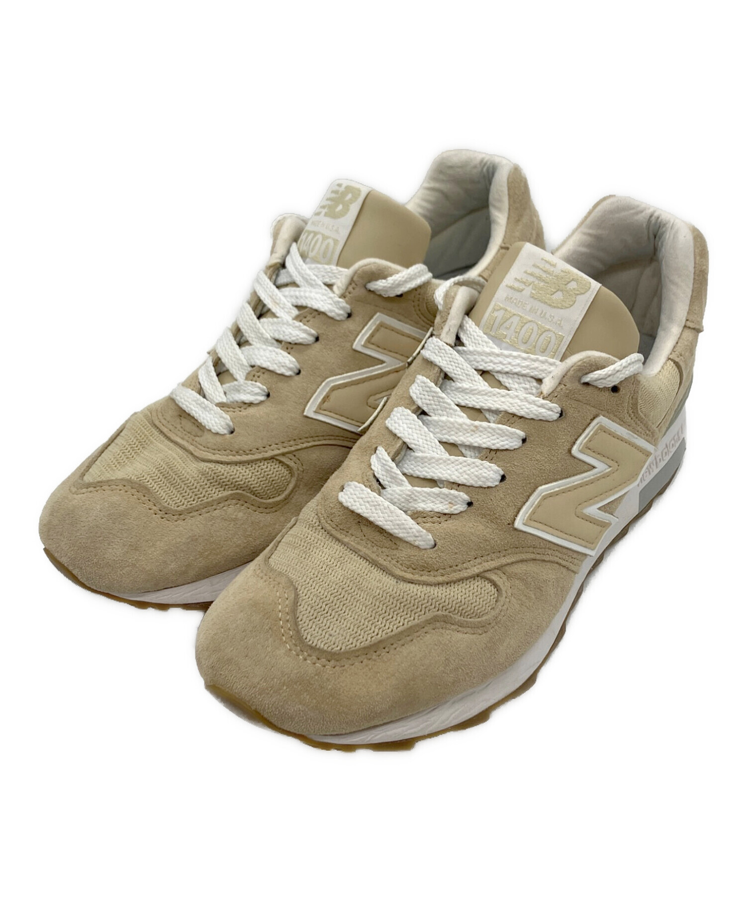 New Balance ニューバランス スニーカー 27cm ベージュ 【古着】【中古】【送料無料】 中古・古着通販】NEW BALANCE (ニューバランス) スニーカー ベージュ