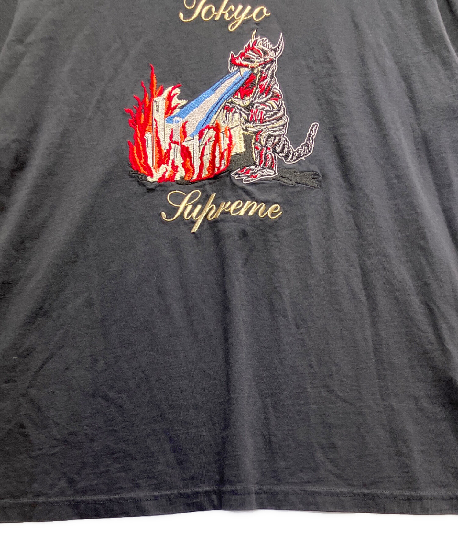 中古・古着通販】Supreme (シュプリーム) 半袖カットソー ブラック