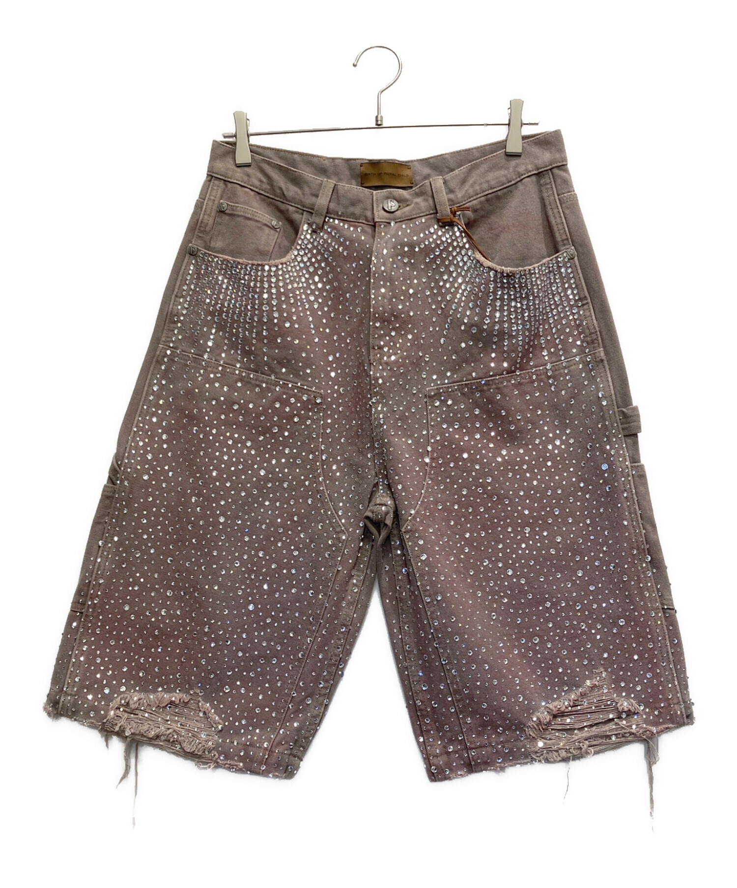 birth of  child ハーフパンツ ラインストーン 中古・古着通販】BIRTH OF ROYAL CHILD (バース オブ ロイヤル