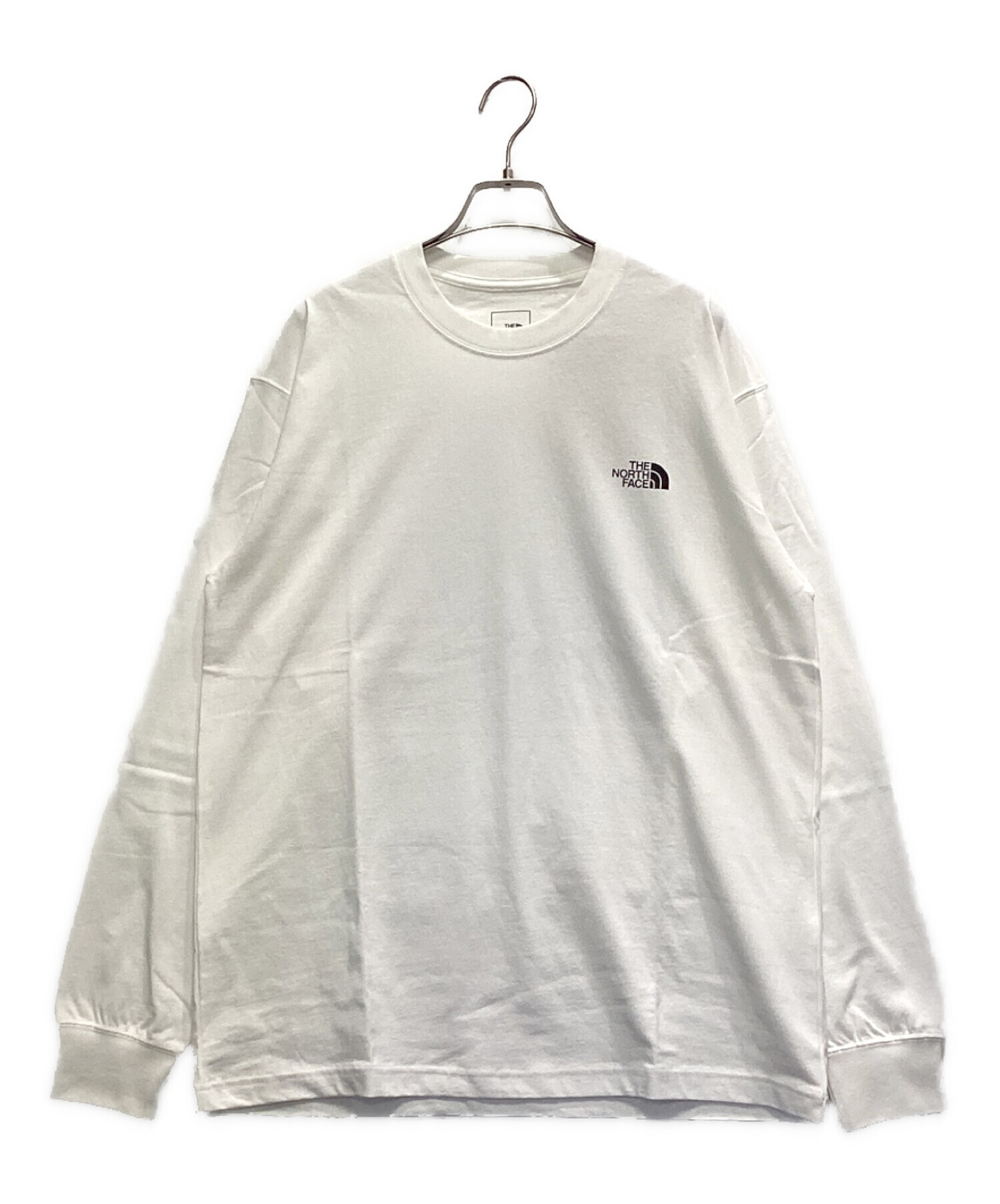 THE NORTH FACE ホワイト長袖Tシャツ 中古・古着通販】THE NORTH FACE (ザ ノース フェイス) 長袖Tシャツ