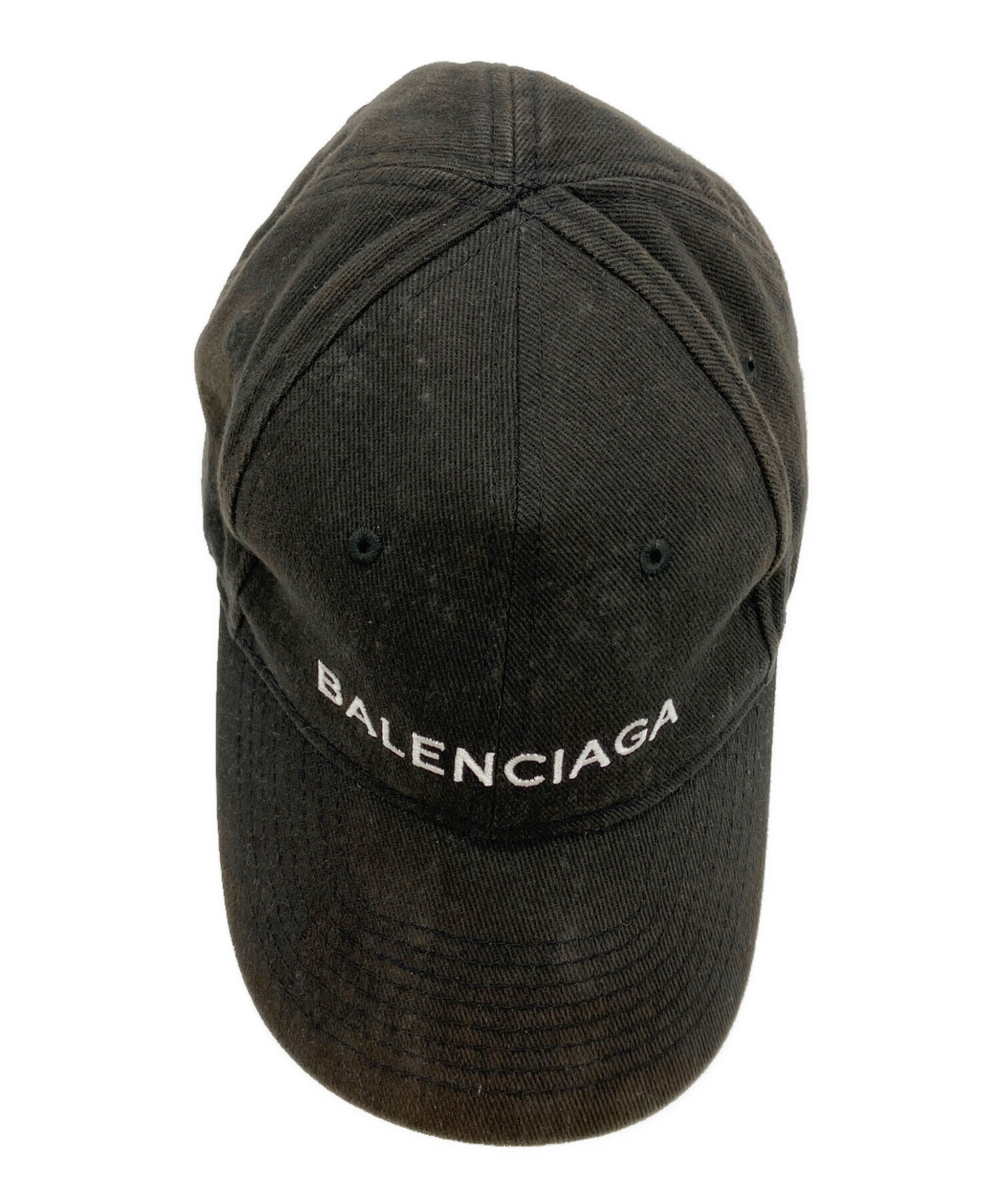 現行モデル 美品 バレンシアガ キャップ ブラック L BALENCIAGA 中古・古着通販】BALENCIAGA (バレンシアガ) キャップ ブラック サイズ